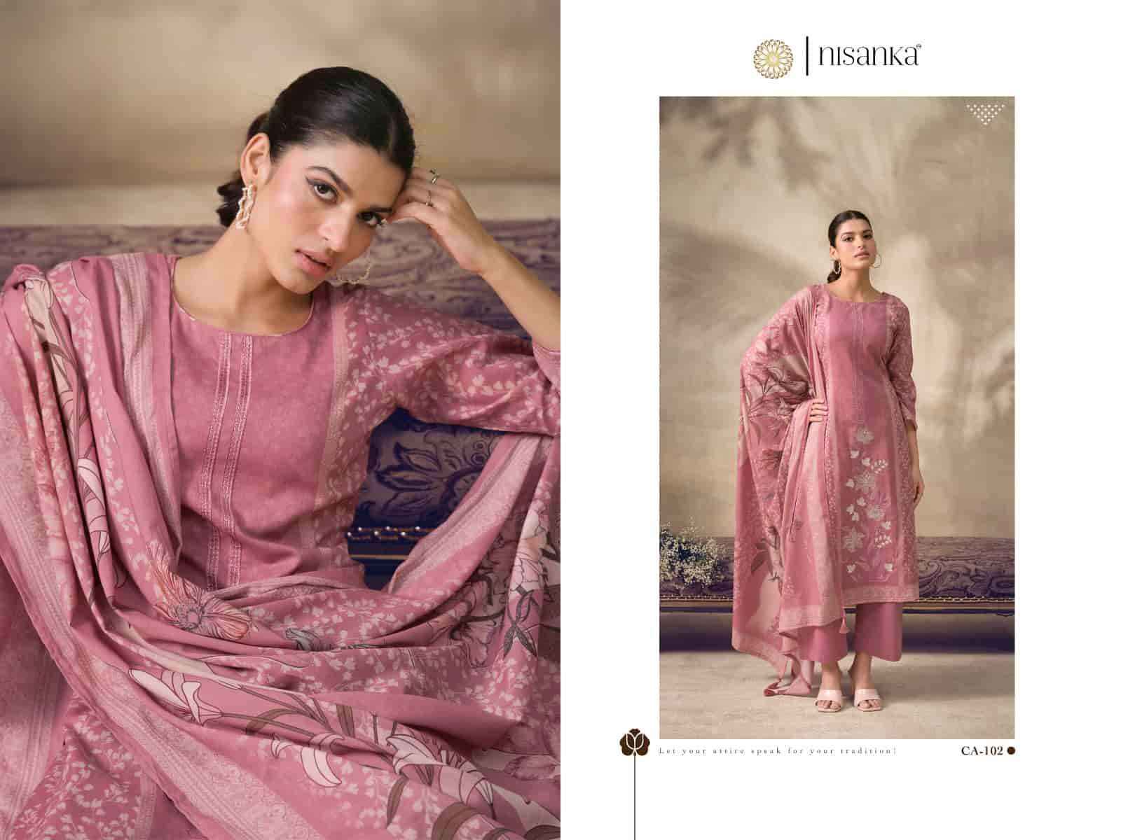 Nisanka Cashmere Vol 7 Exclusive Designs Ladies Suit  Collection Wholesaler 