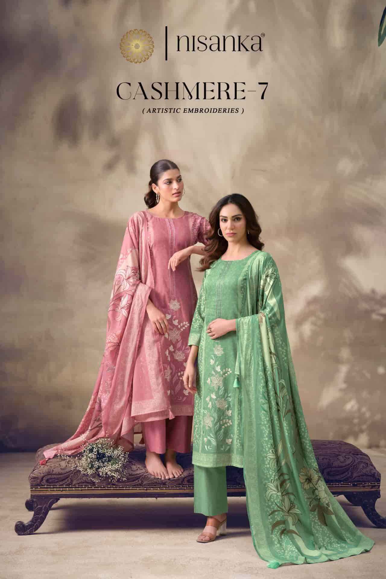 Nisanka Cashmere Vol 7 Exclusive Designs Ladies Suit  Collection Wholesaler 
