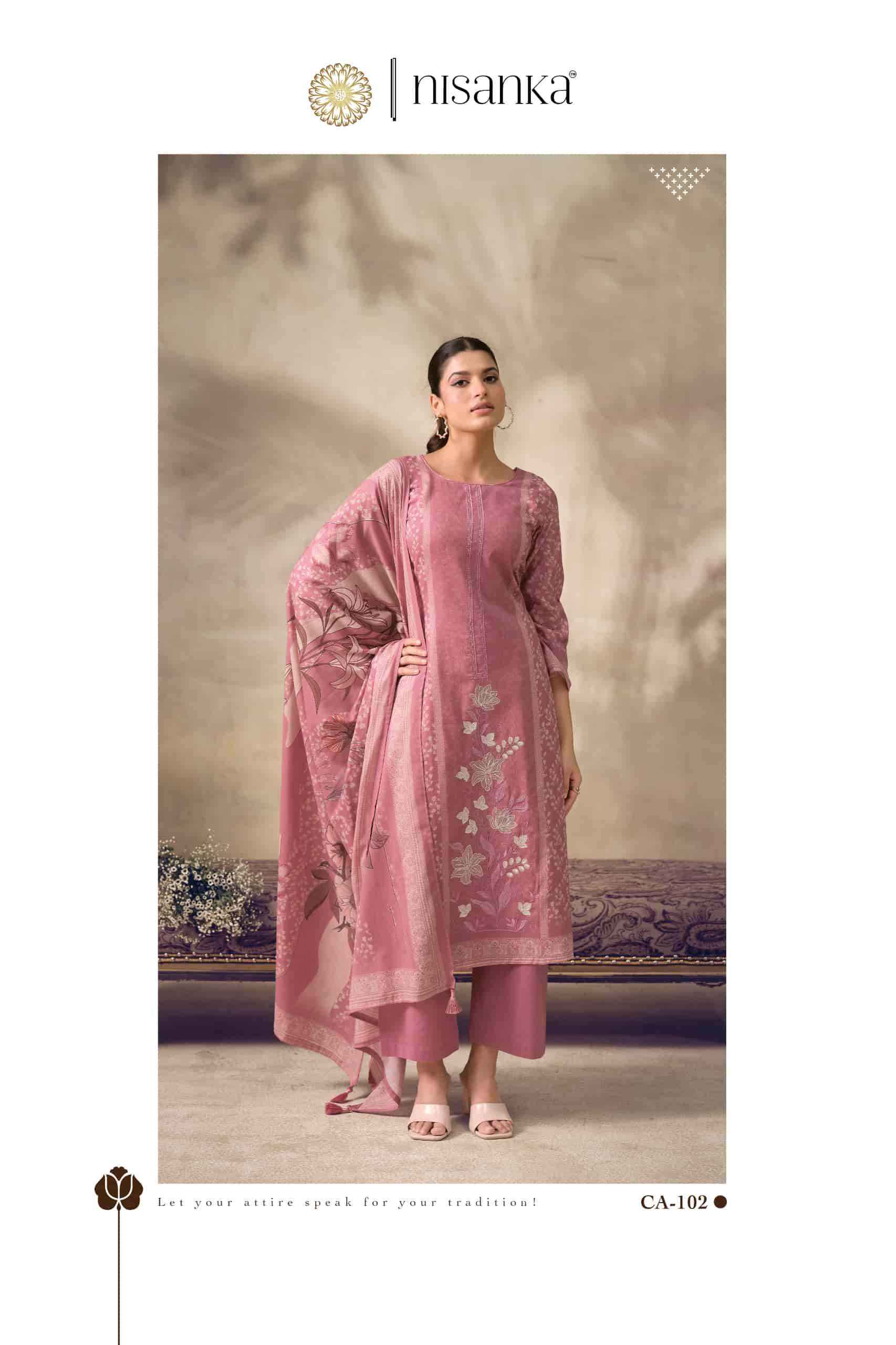 Nisanka Cashmere Vol 7 Exclusive Designs Ladies Suit  Collection Wholesaler 