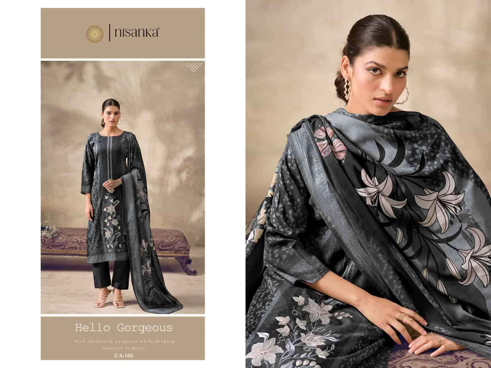 Nisanka Cashmere Vol 7 Exclusive Designs Ladies Suit  Collection Wholesaler 