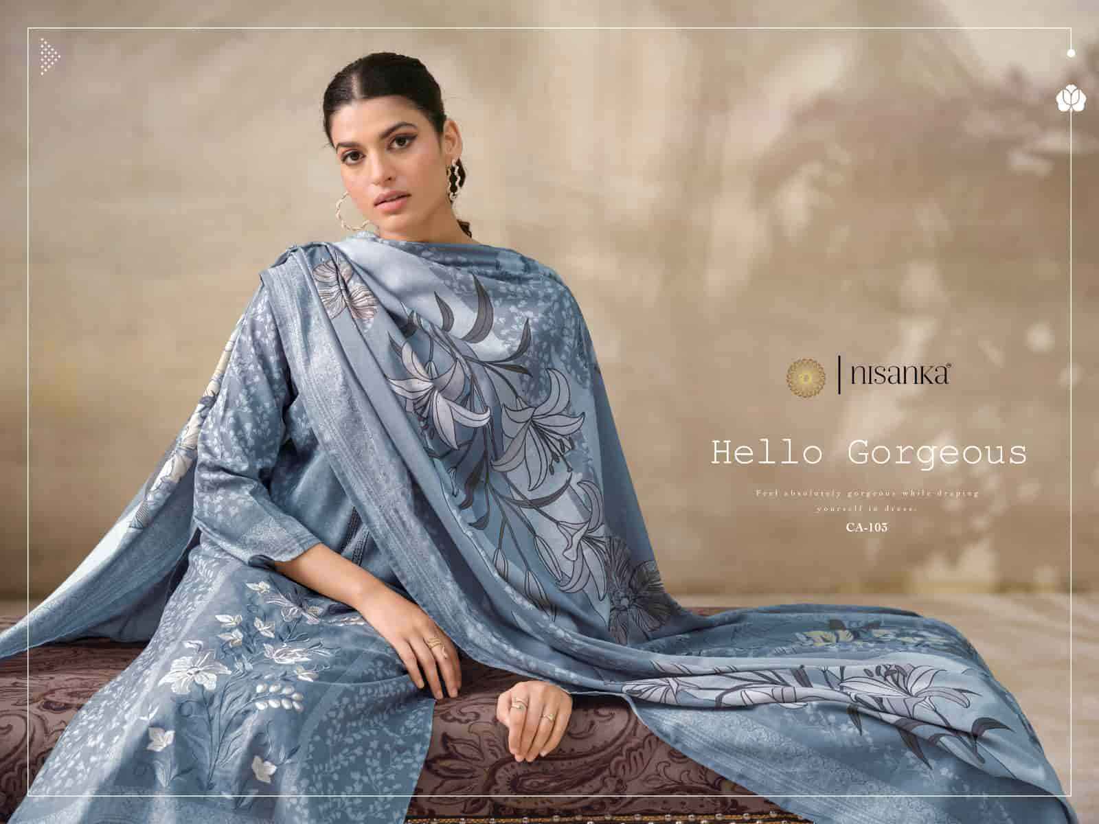 Nisanka Cashmere Vol 7 Exclusive Designs Ladies Suit  Collection Wholesaler 