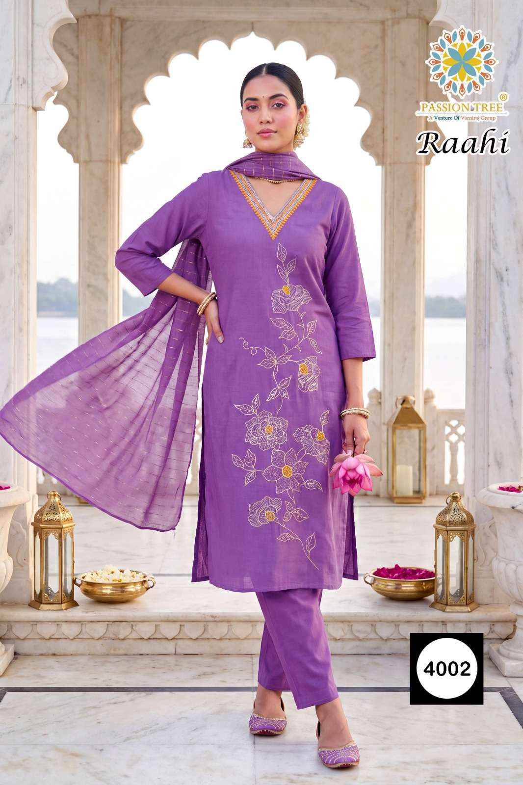 Passion Tree Raahi Vol 4 Roman Silk Readymade Suits 6 Pcs Catalog | Textiles Direct from Surat