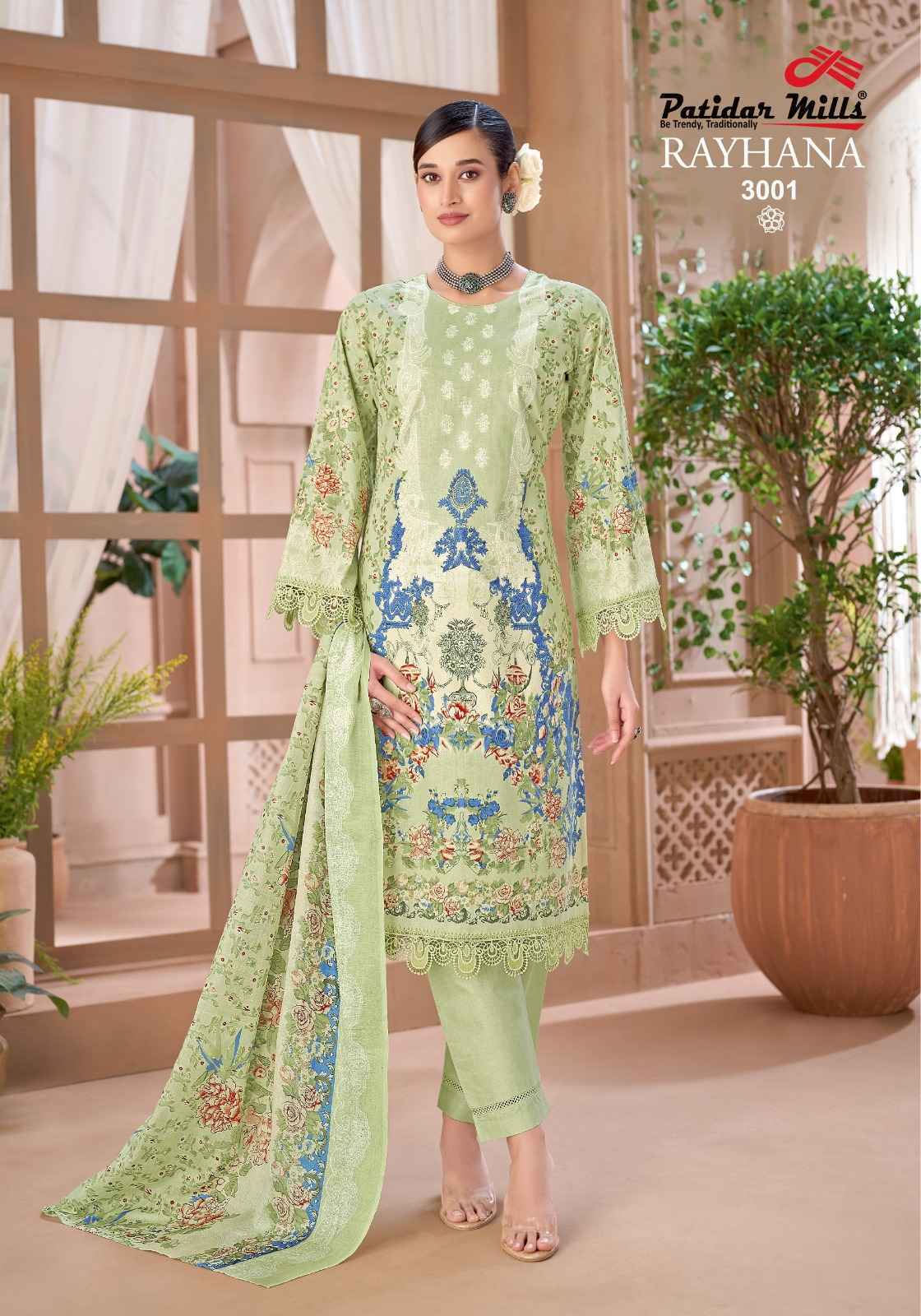 Patidar Mills Rayhana Vol 3 Cotton Dress Material 8 pcs Catalog | Surat Wholesale Market