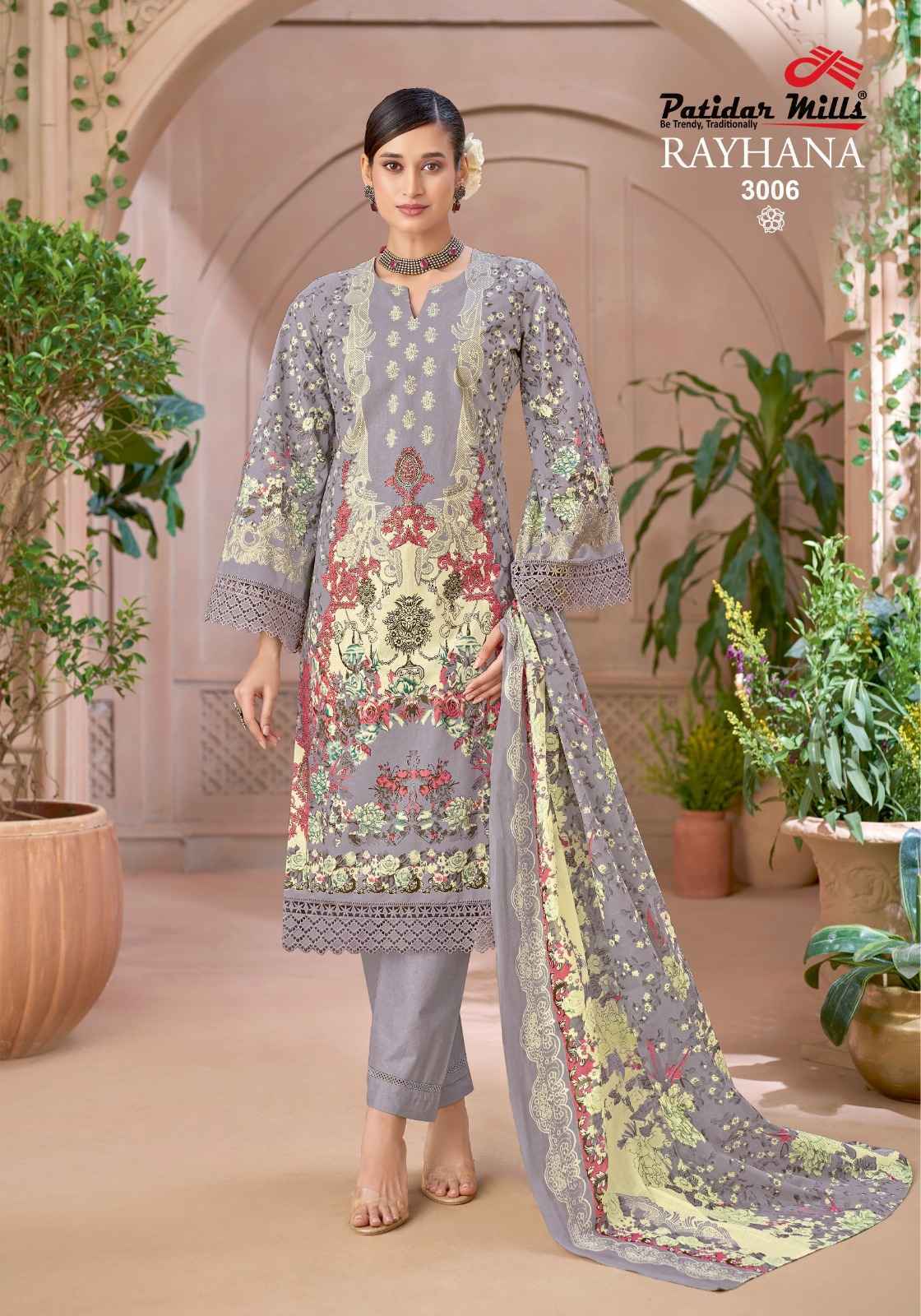 Patidar Mills Rayhana Vol 3 Cotton Dress Material 8 pcs Catalog | Surat Wholesale Market
