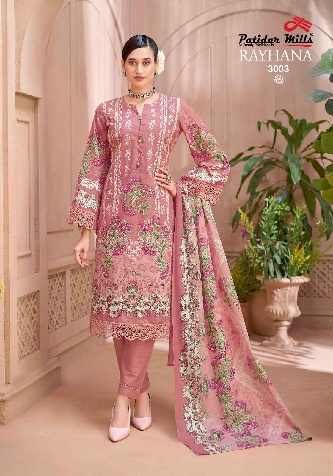 Patidar Mills Rayhana Vol 3 Cotton Dress Material 8 pcs Catalog | Surat Wholesale Market