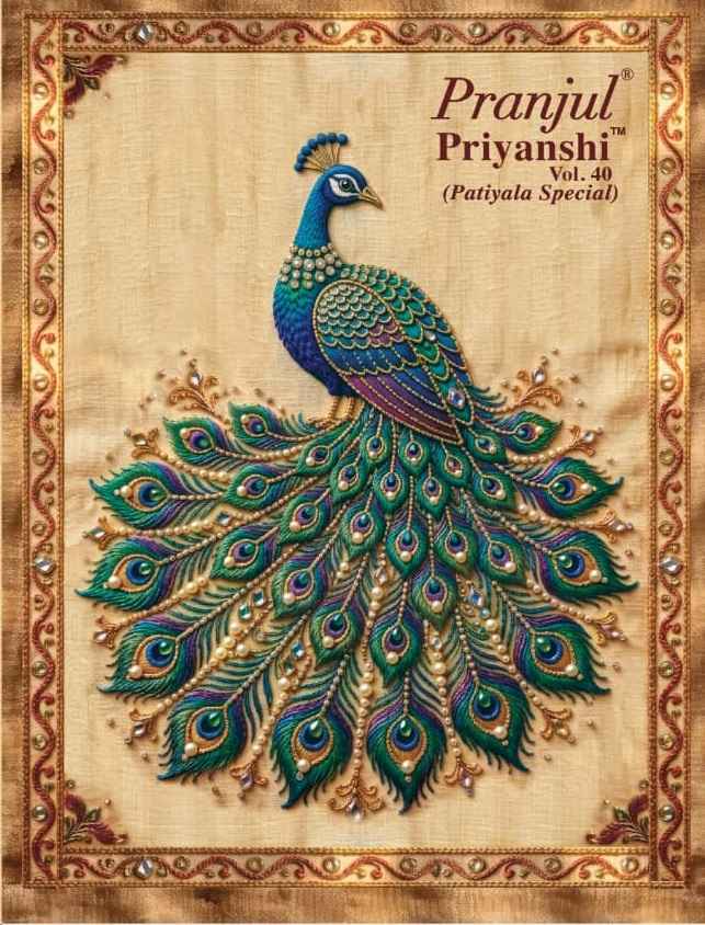 Pranjul Priyanshi Vol 40 Cotton Dress Material 36 pcs Catalog