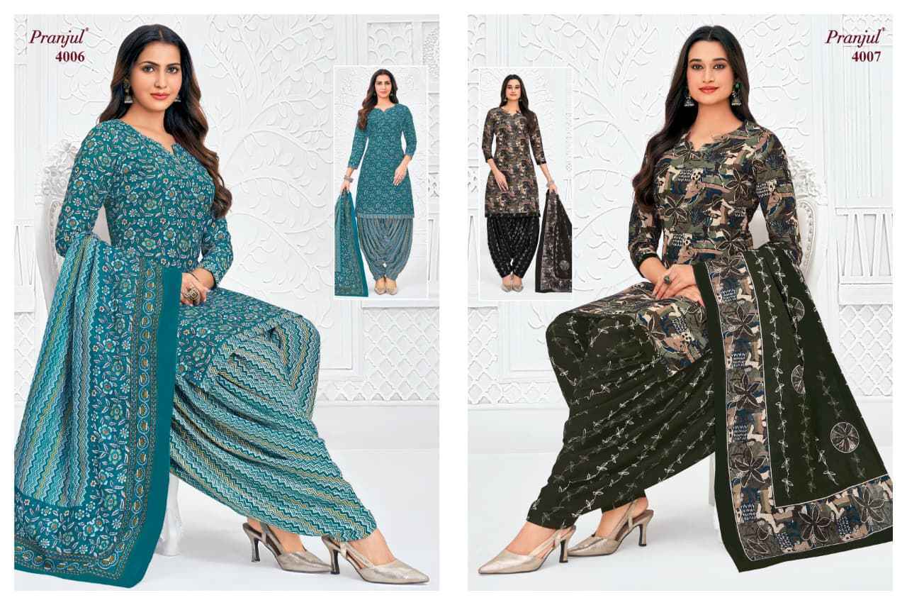 Pranjul Priyanshi Vol 40 Cotton Dress Material 36 pcs Catalog