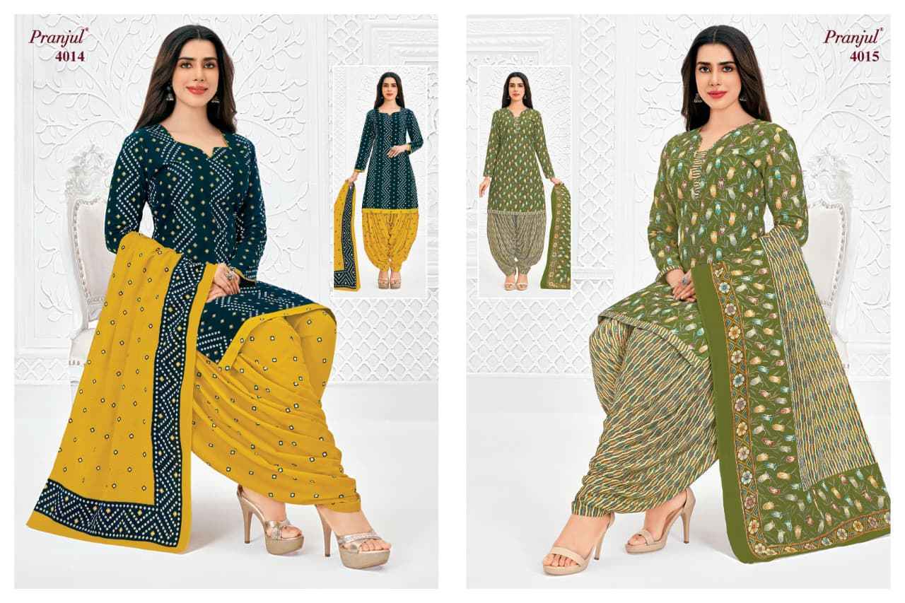 Pranjul Priyanshi Vol 40 Cotton Dress Material 36 pcs Catalog