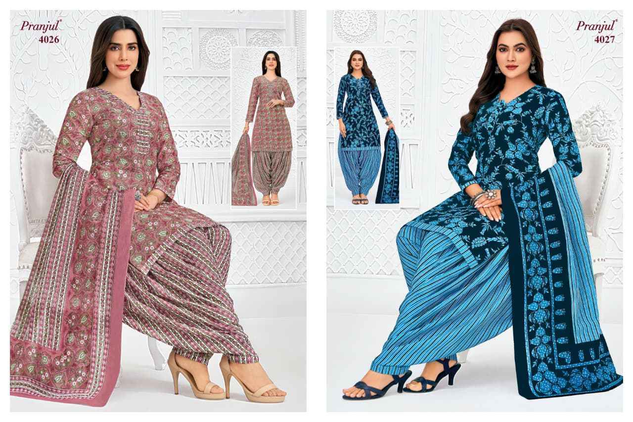 Pranjul Priyanshi Vol 40 Cotton Dress Material 36 pcs Catalog