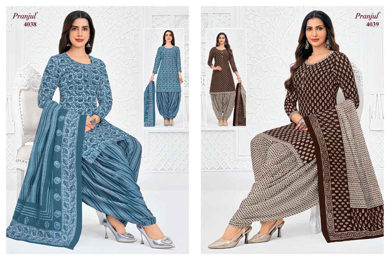 Pranjul Priyanshi Vol 40 Cotton Dress Material 36 pcs Catalog