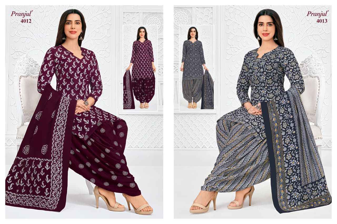 Pranjul Priyanshi Vol 40 Cotton Dress Material 36 pcs Catalog