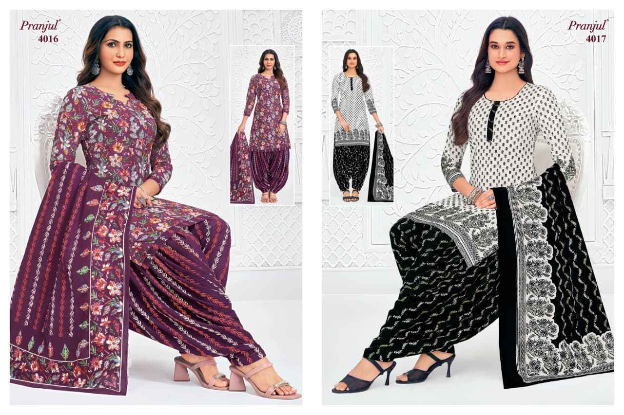 Pranjul Priyanshi Vol 40 Cotton Dress Material 36 pcs Catalog