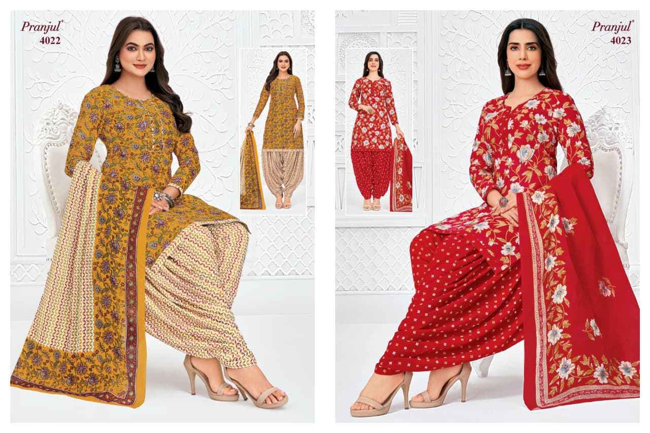 Pranjul Priyanshi Vol 40 Cotton Dress Material 36 pcs Catalog