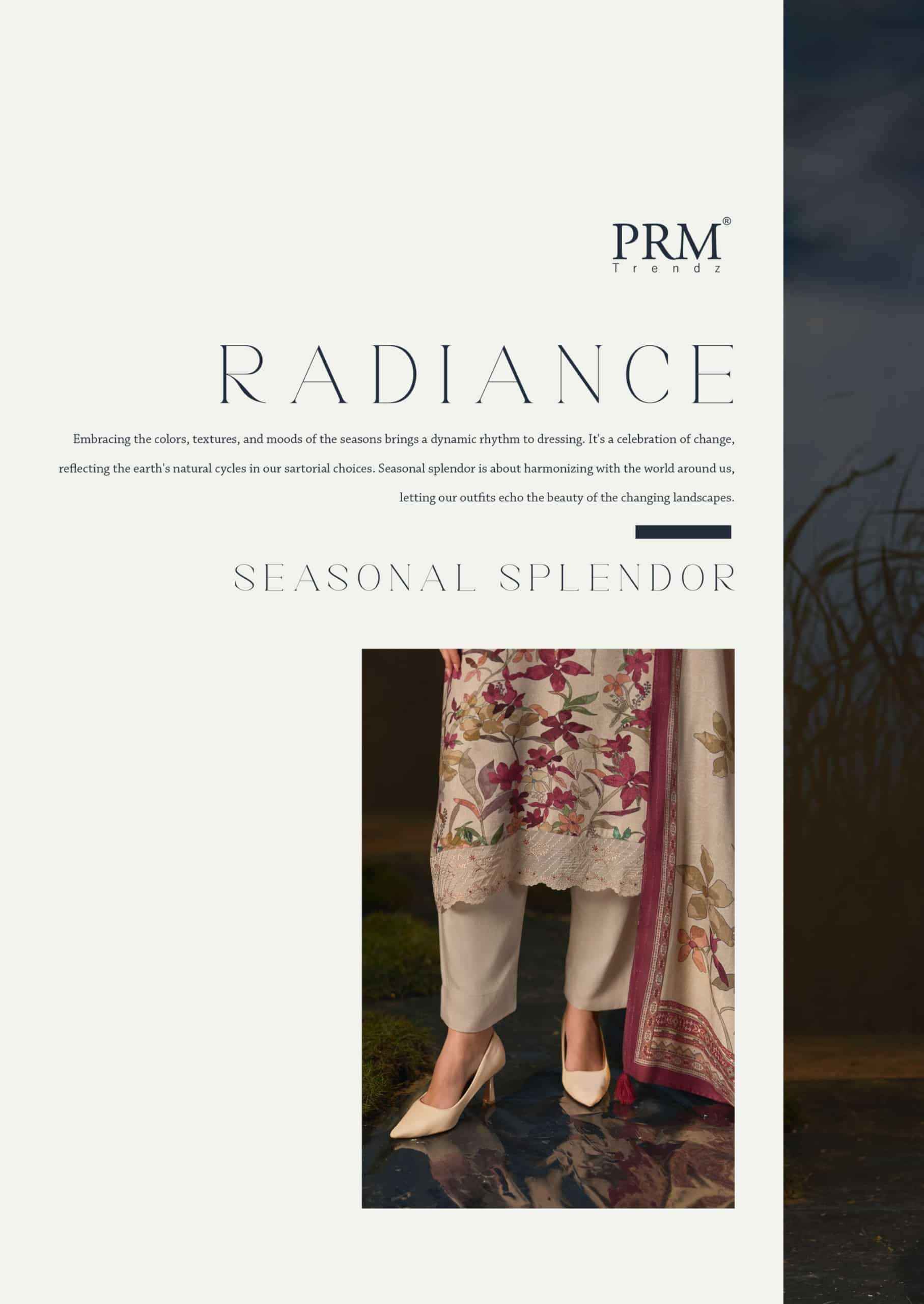 Prm Trendz Aester Pashmina Dress Material 6 Pcs Catalog
