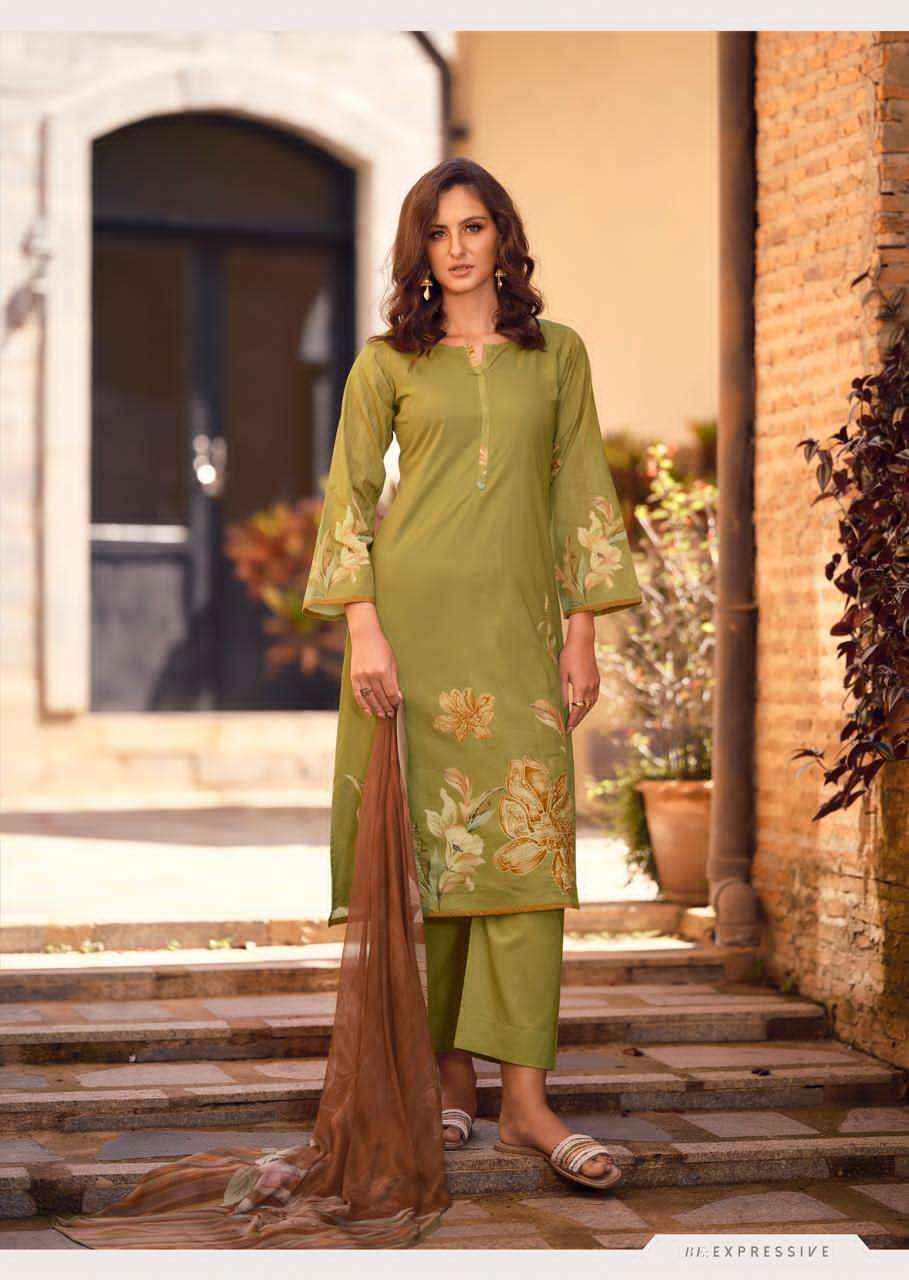 Prm Trendz Leana Pure Lawn Cotton Ladies Suit Catalog Wholesale 6 Pcs Catalog 
