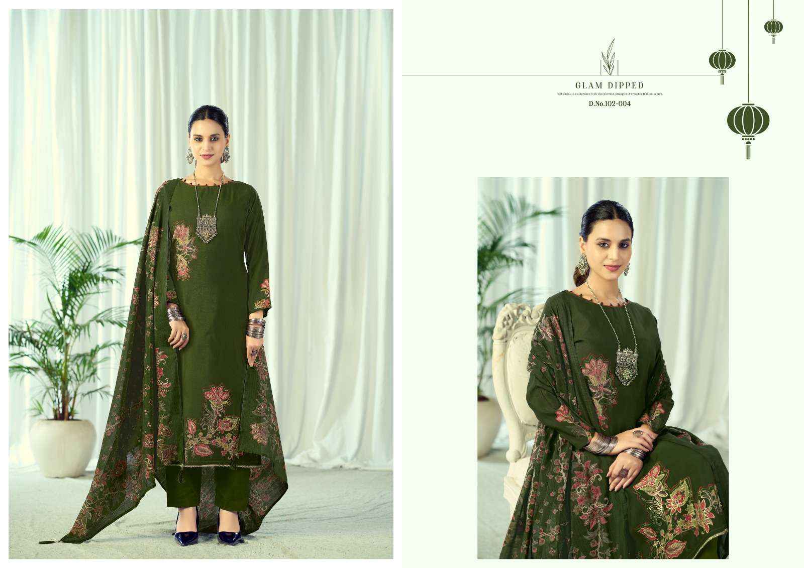 Radhika Azara Beauty Silk Vol 12 Muslin Dress Material | Surat Textile Market