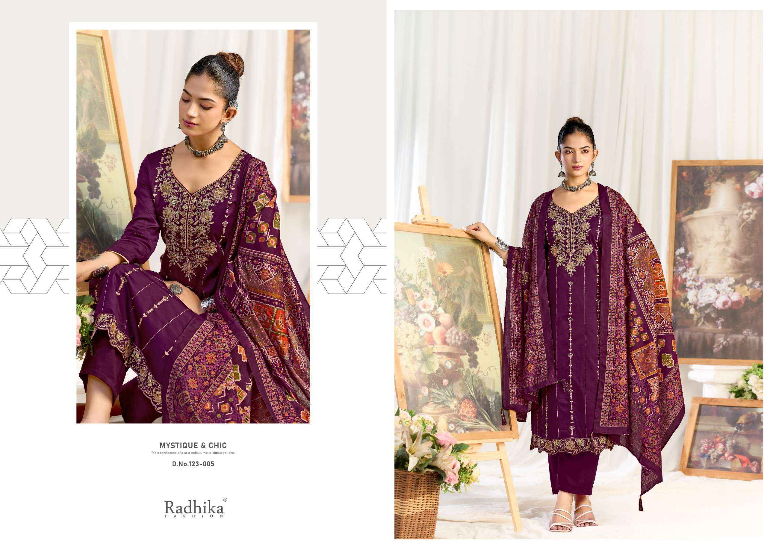 Radhika Fashion Azara Zeenat Jam Cotton Dress Material 6 Pcs Catalog | Surat Wholesale Bazaar