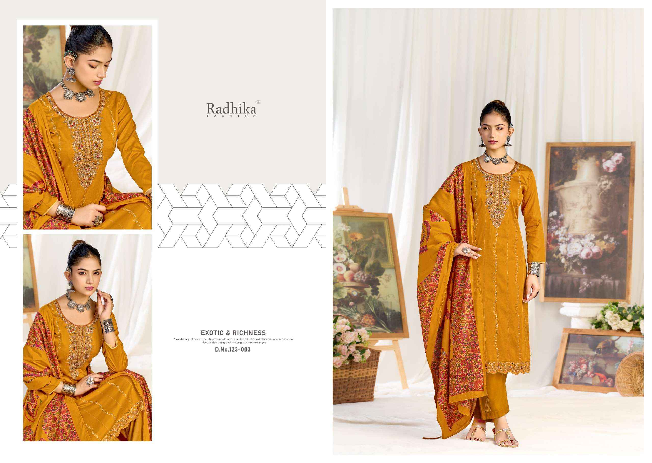 Radhika Fashion Azara Zeenat Jam Cotton Dress Material 6 Pcs Catalog | Surat Wholesale Bazaar