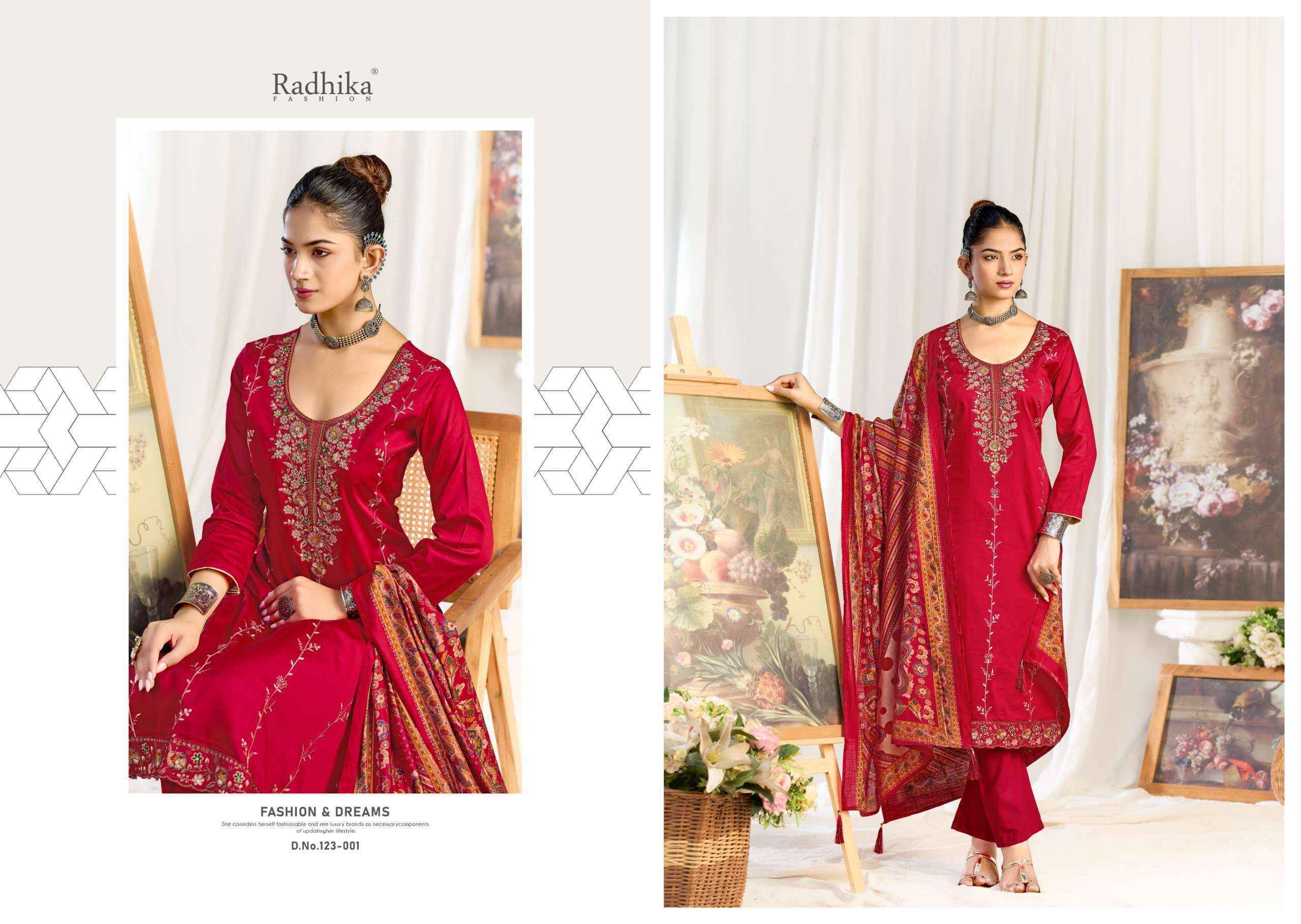 Radhika Fashion Azara Zeenat Jam Cotton Dress Material 6 Pcs Catalog | Surat Wholesale Bazaar