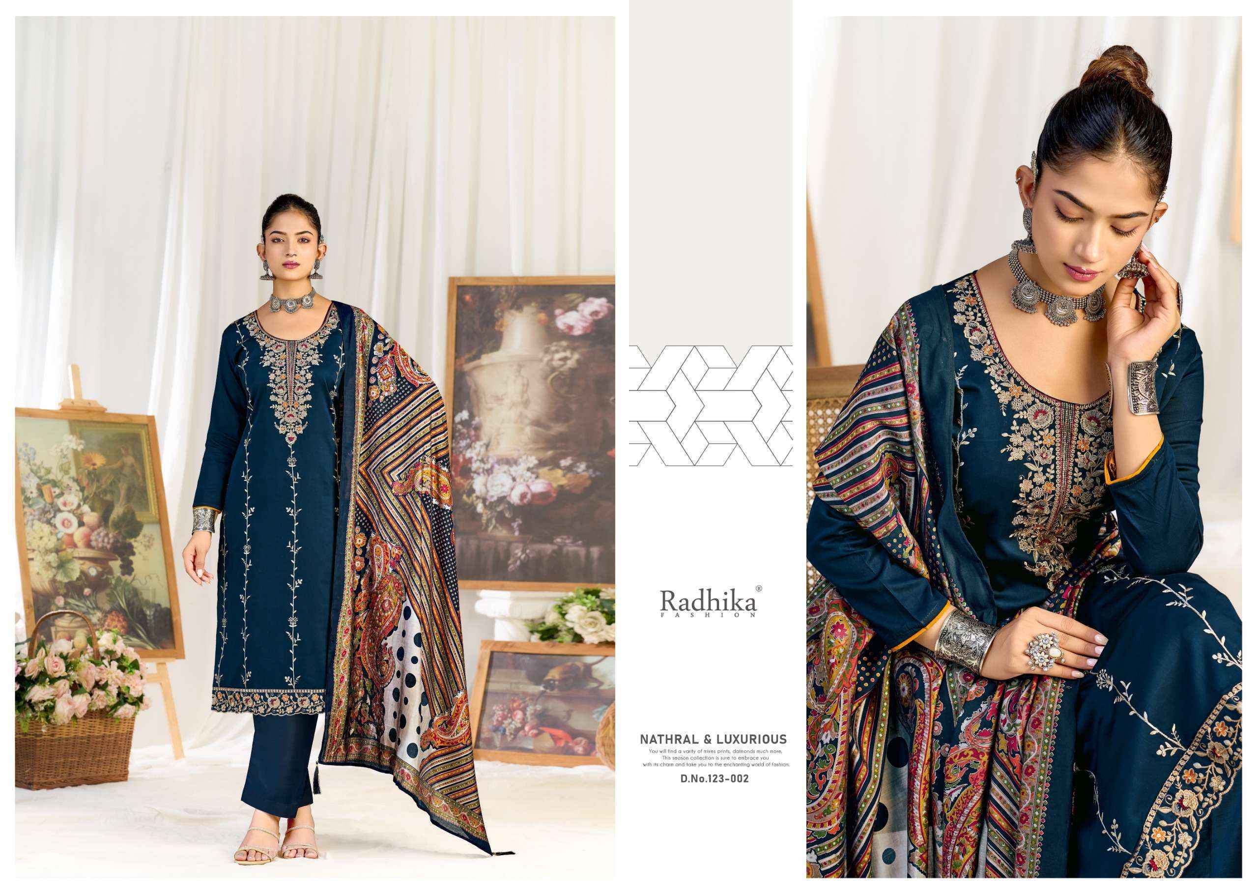 Radhika Fashion Azara Zeenat Jam Cotton Dress Material 6 Pcs Catalog | Surat Wholesale Bazaar