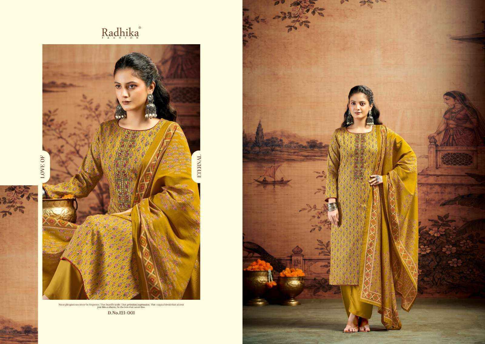 Radhika Fashion Kalki Advance Vol 5 Jam Satin Dress Material 6 pcs Catalog