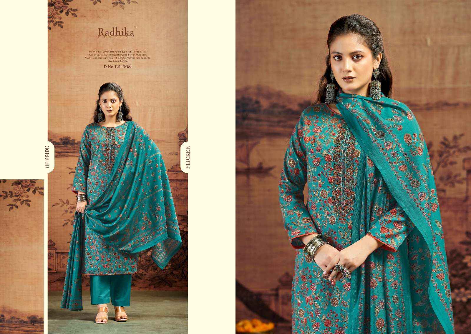 Radhika Fashion Kalki Advance Vol 5 Jam Satin Dress Material 6 pcs Catalog