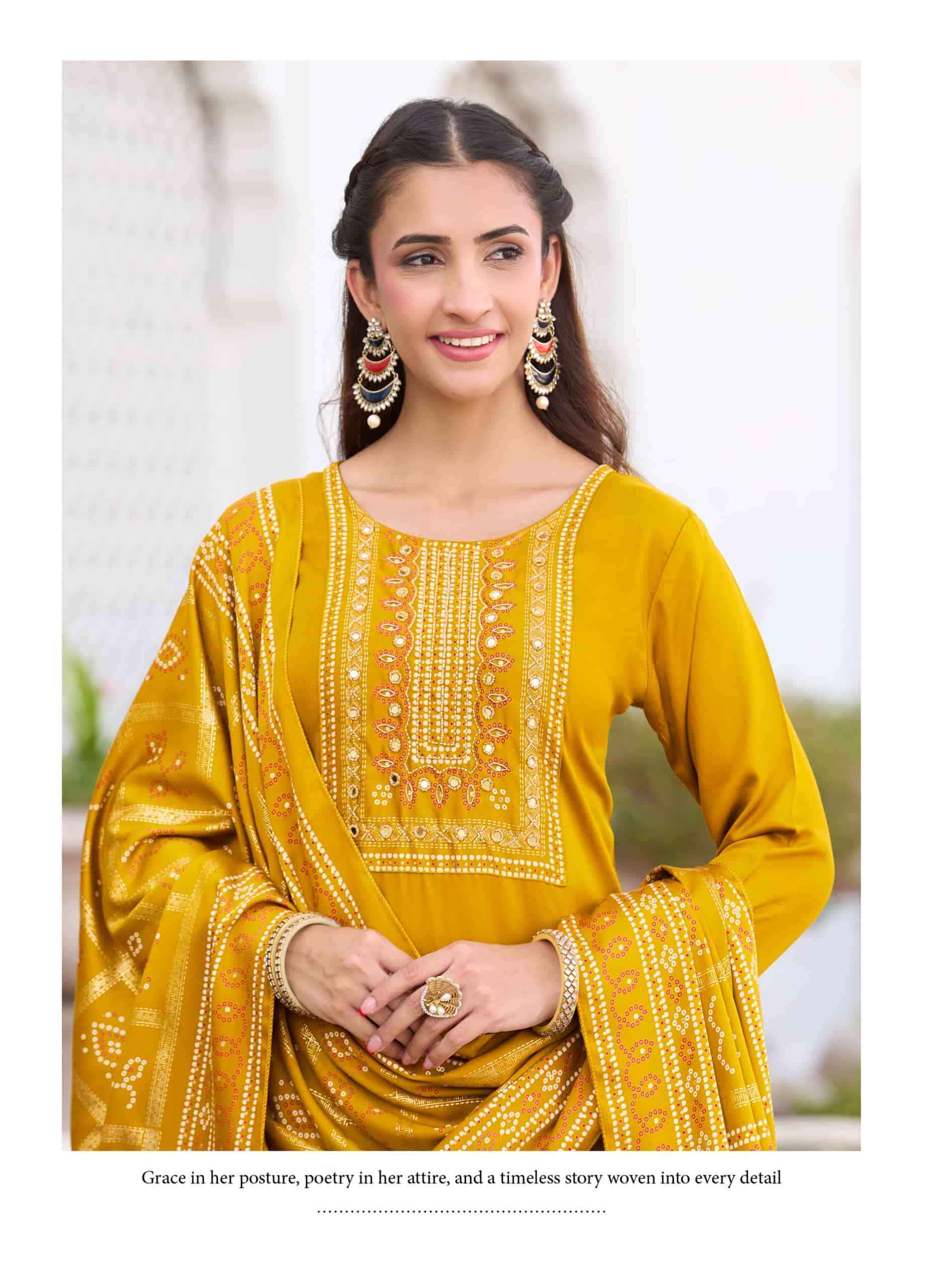 Radhika Lifestyle Akriti Vol 2 Fancy Gajji Silk Kurti Bottom Dupatta Set 6 Pcs Catalog 
