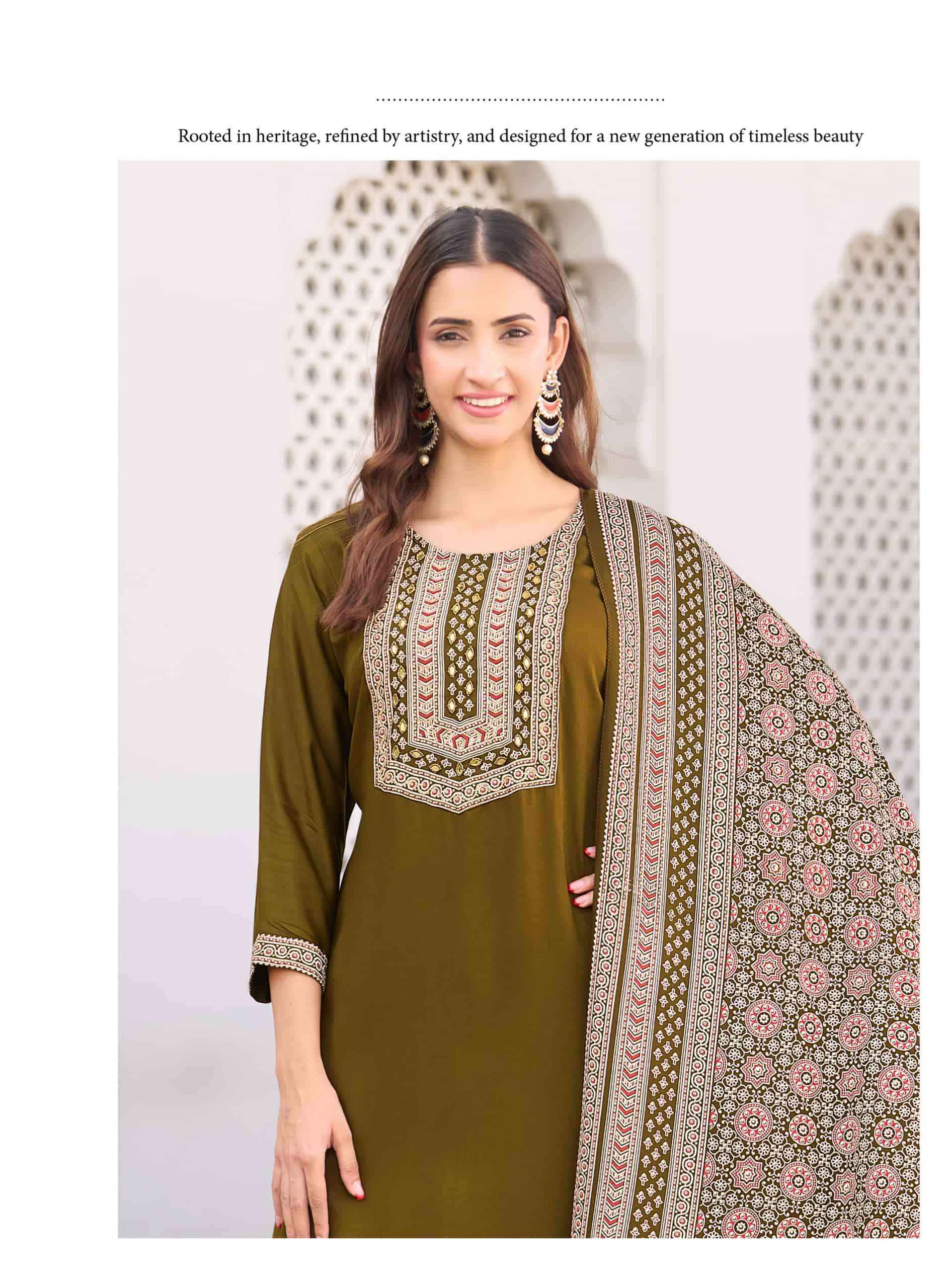 Radhika Lifestyle Akriti Vol 2 Fancy Gajji Silk Kurti Bottom Dupatta Set 6 Pcs Catalog 