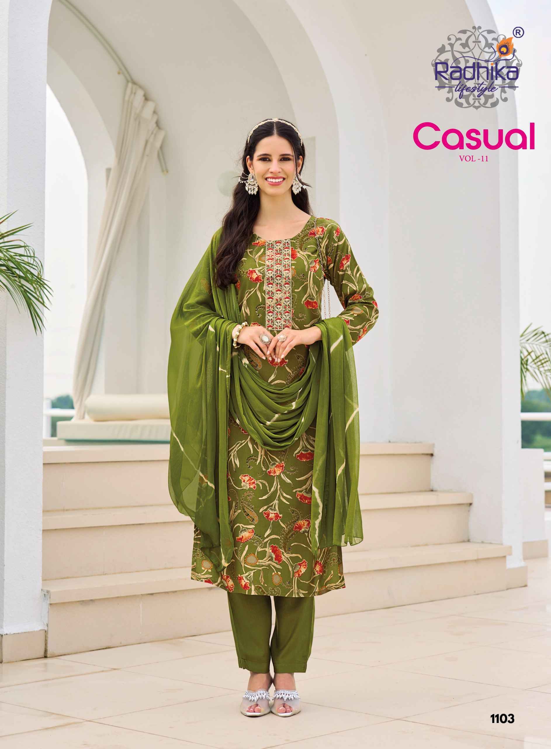 Radhika Lifestyle Casual Vol 11 Readymade Suits 6 pcs Catalog | Wholesale Textile Surat