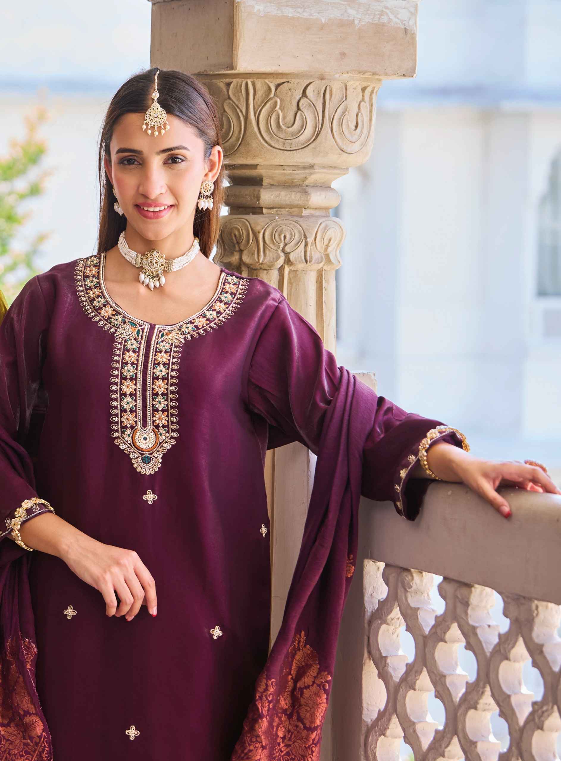 Radhika Lifestyle Priyanshi Vol 1 Roman Glass Silk Kurti Combo 6 pcs Catalog