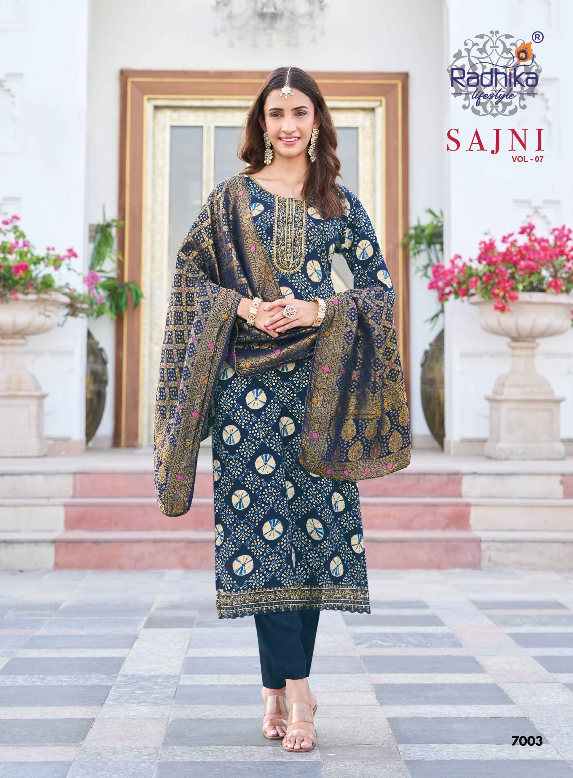 Radhika Lifestyle Sajni Vol 7 Rayon Kurti Comb 8 pcs Catalog | Surat Wholesale Market