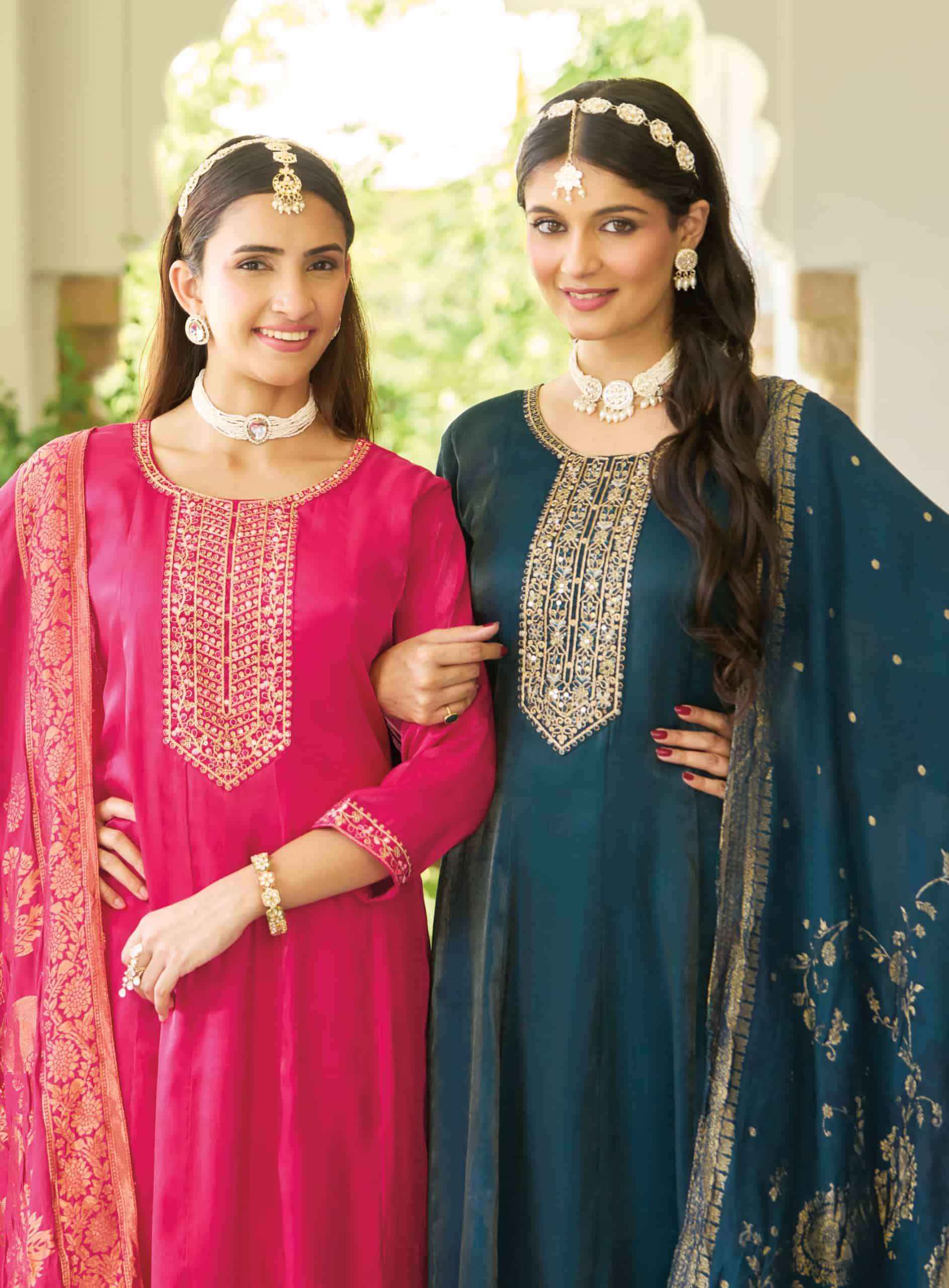Radhika Lifestyle Sarika Vol 2 Roman Silk Anarkali Suits 7Pcs Catalog  | factory direct wholesale clothing india online
