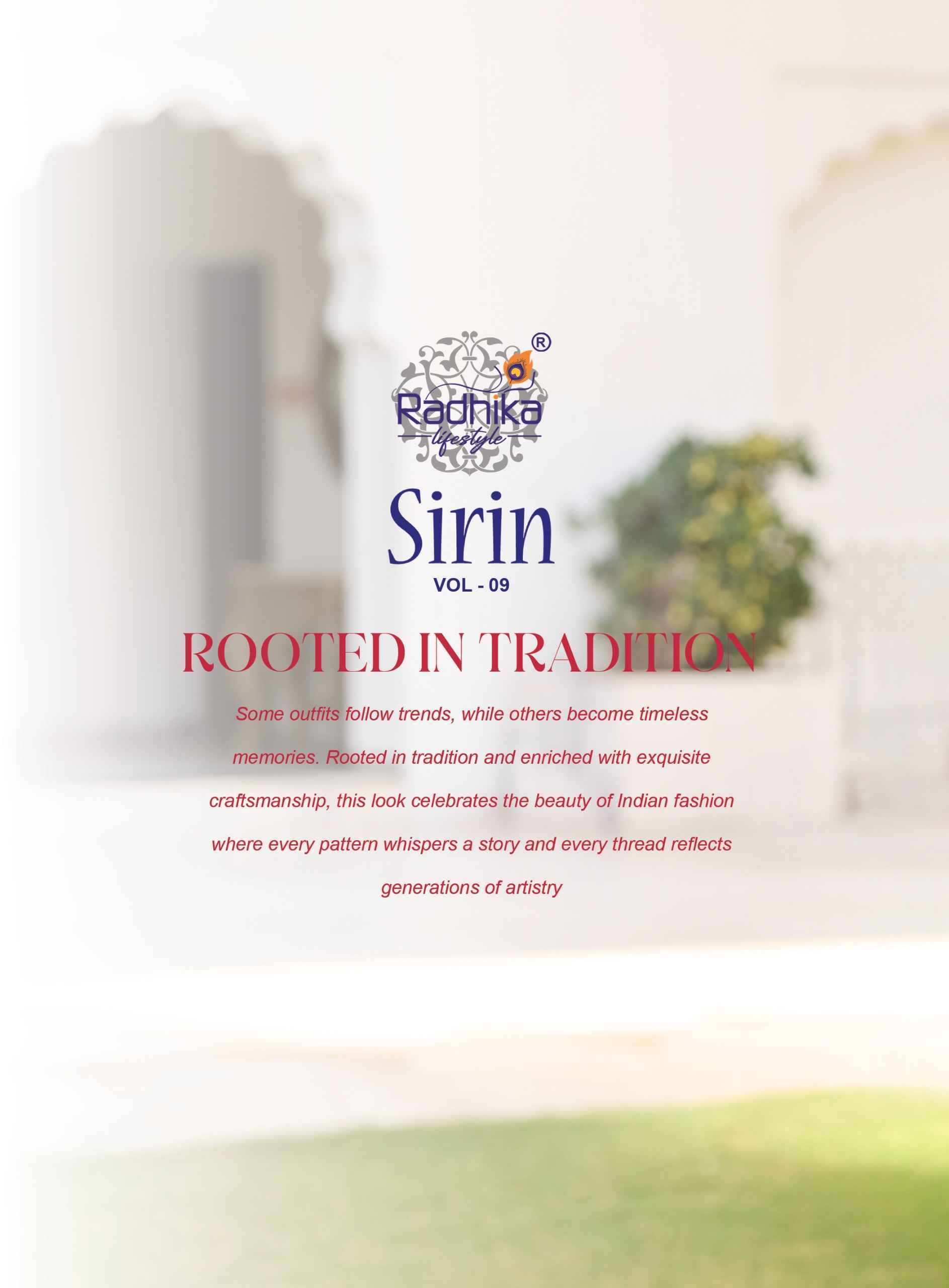 Radhika Lifestyle Sirin Vol 9 Vertican Foil Readymade Suits 8 pcs Catalog