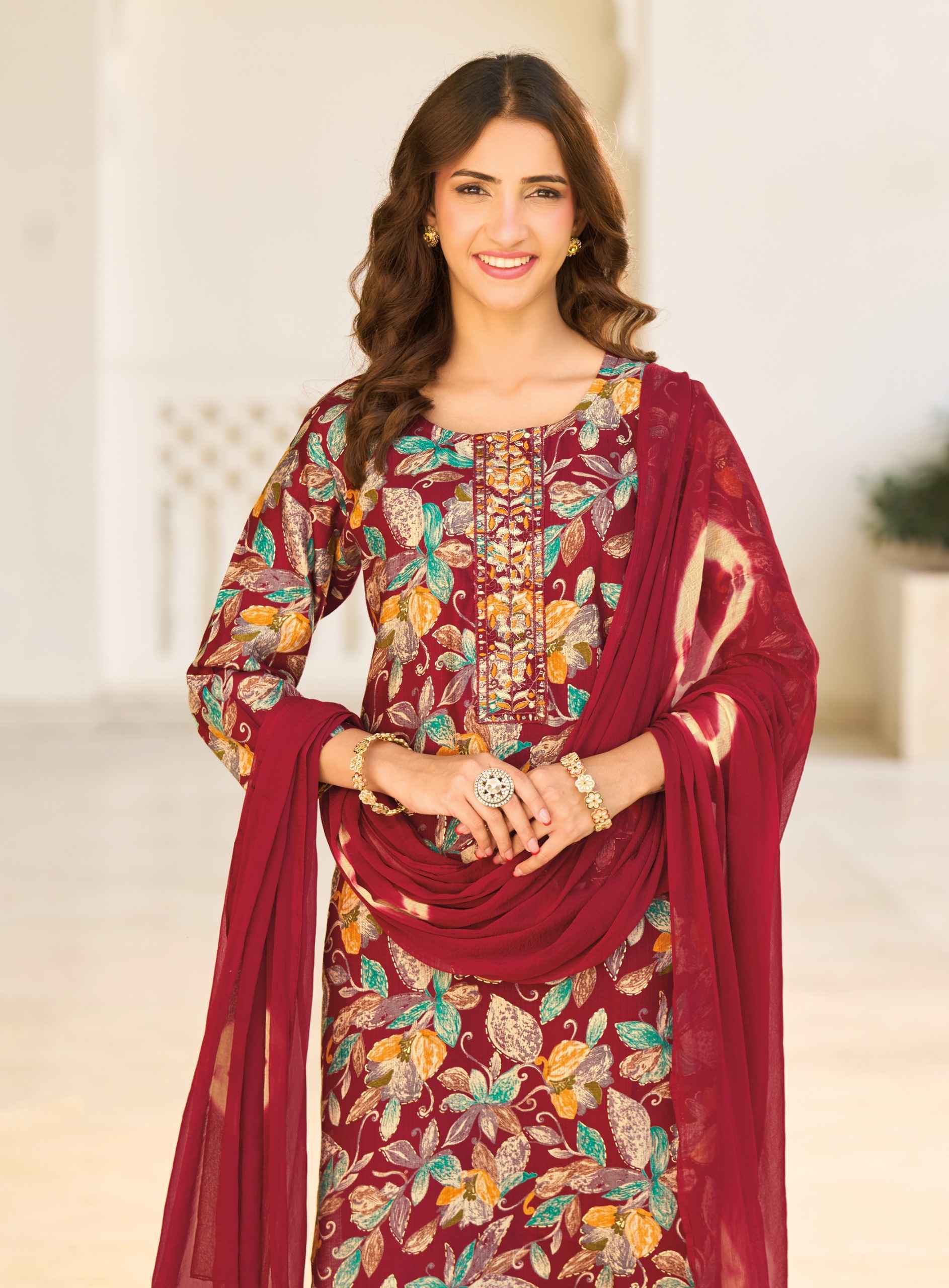 Radhika Lifestyle Sirin Vol 9 Vertican Foil Readymade Suits 8 pcs Catalog