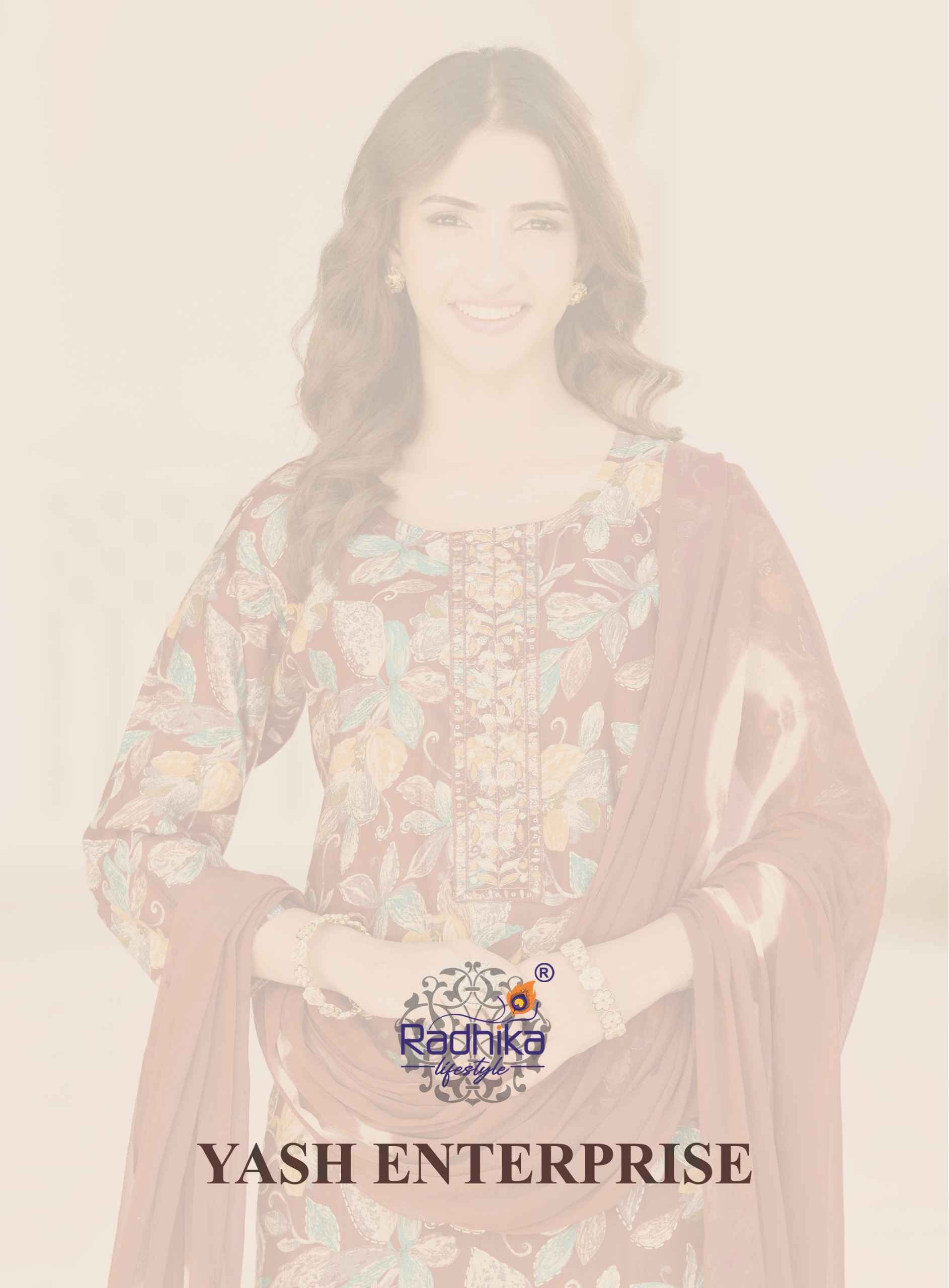 Radhika Lifestyle Sirin Vol 9 Vertican Foil Readymade Suits 8 pcs Catalog