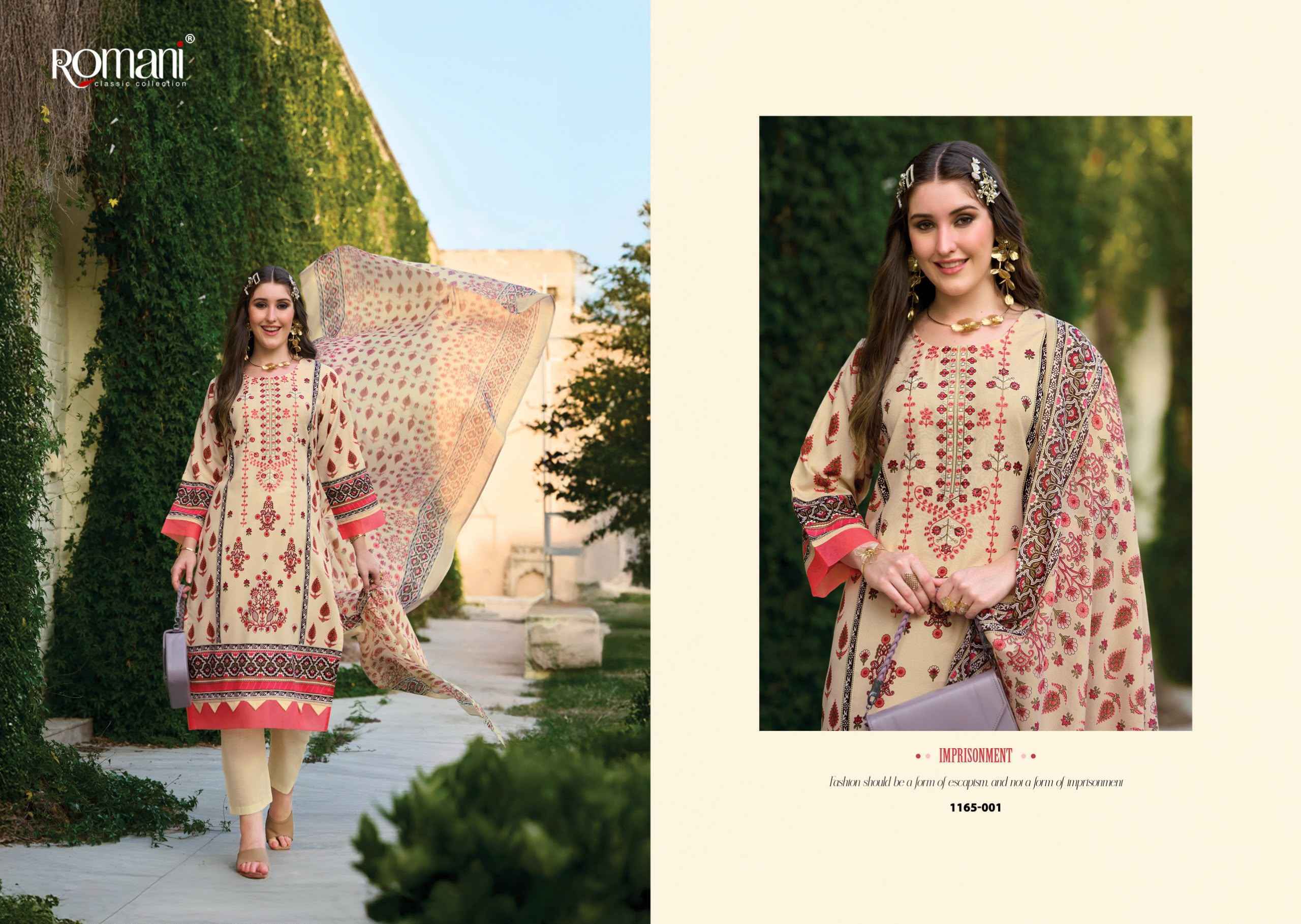 Romani Bin Kareem Vol 7 Cotton Dress Material 8 pcs Catalog