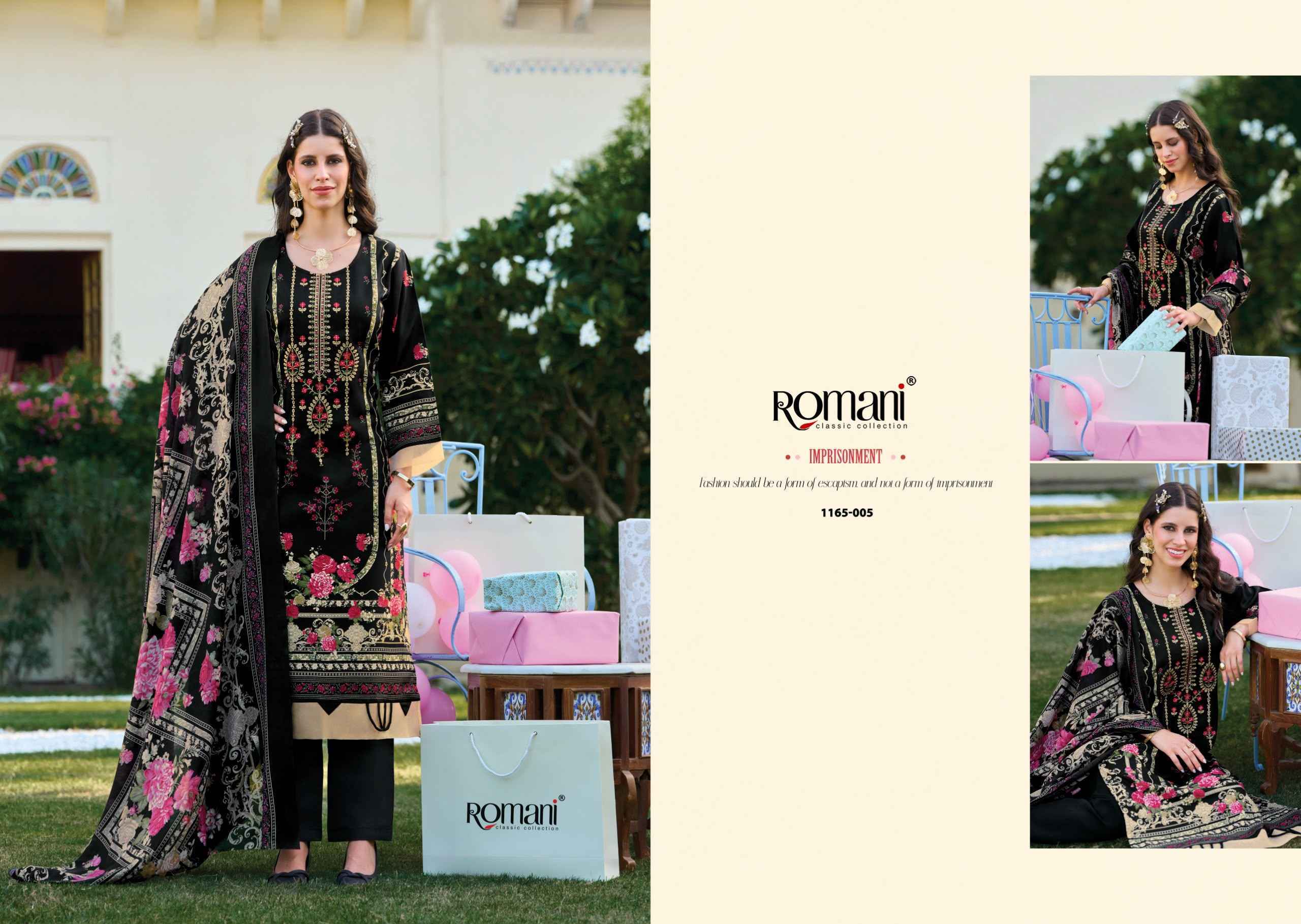 Romani Bin Kareem Vol 7 Cotton Dress Material 8 pcs Catalog