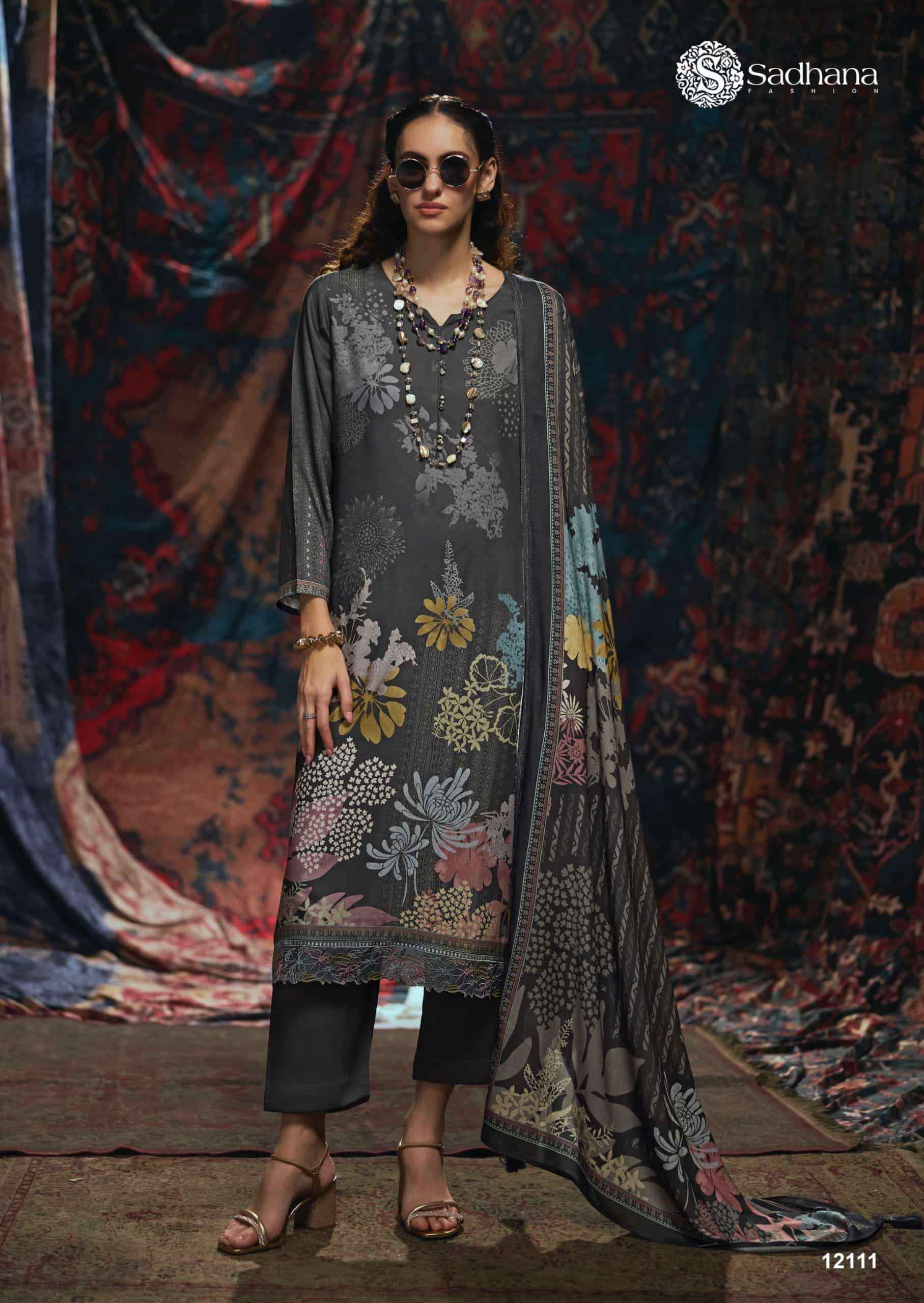Sadhana Fashion Vivid Pashmina Salwar Suit 6 Pcs Catalog | Wholesale Dealer