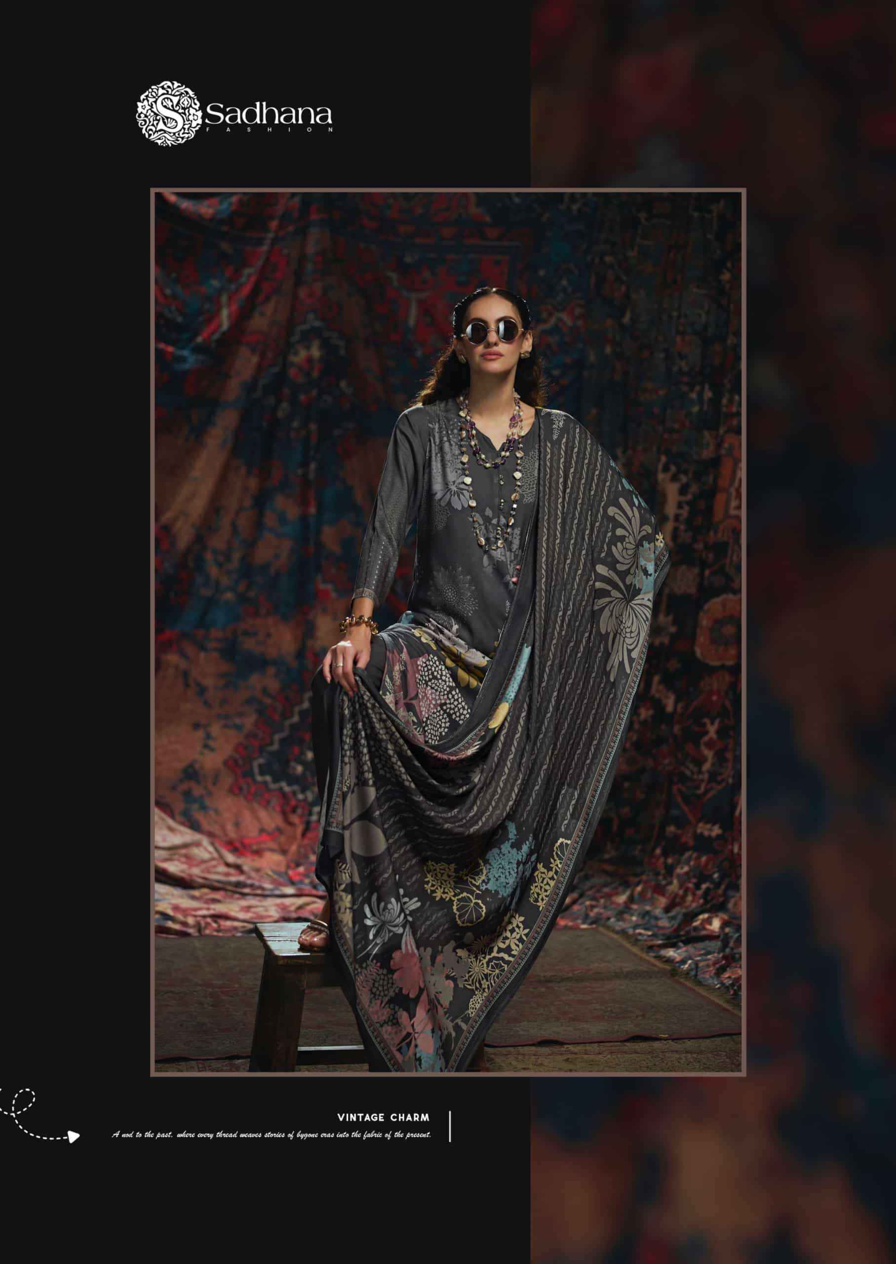 Sadhana Fashion Vivid Pashmina Salwar Suit 6 Pcs Catalog | Wholesale Dealer