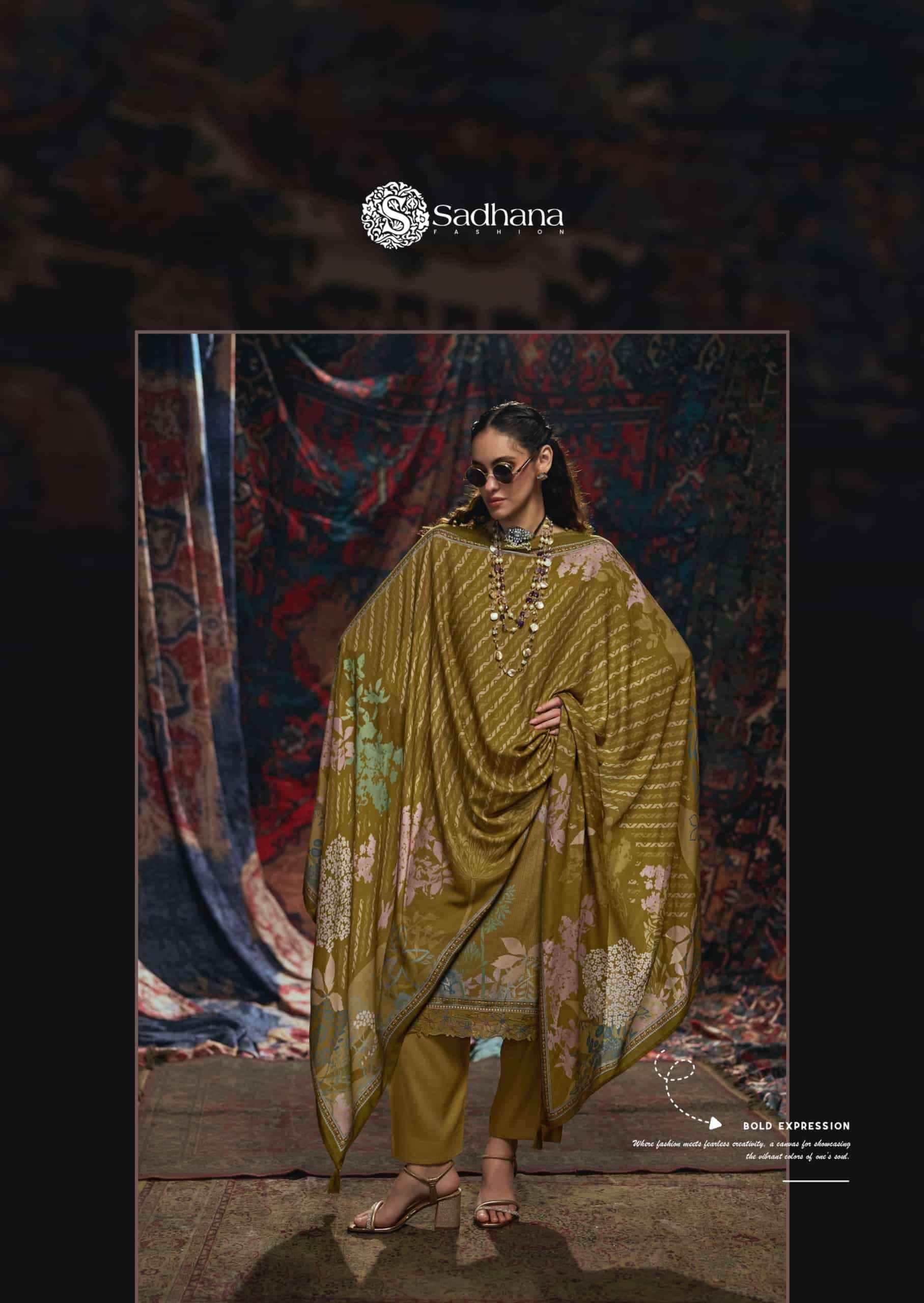 Sadhana Fashion Vivid Pashmina Salwar Suit 6 Pcs Catalog | Wholesale Dealer