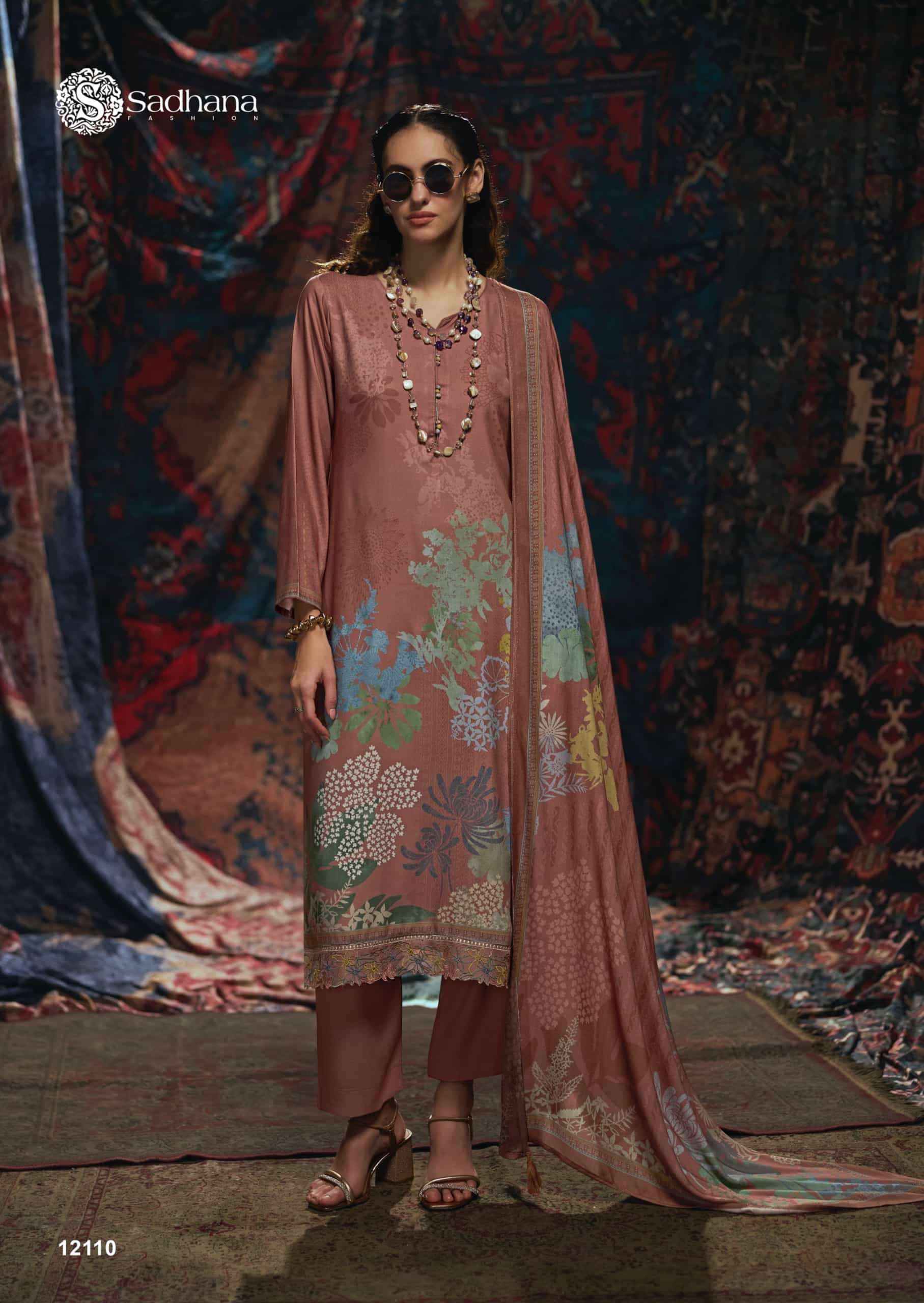 Sadhana Fashion Vivid Pashmina Salwar Suit 6 Pcs Catalog | Wholesale Dealer