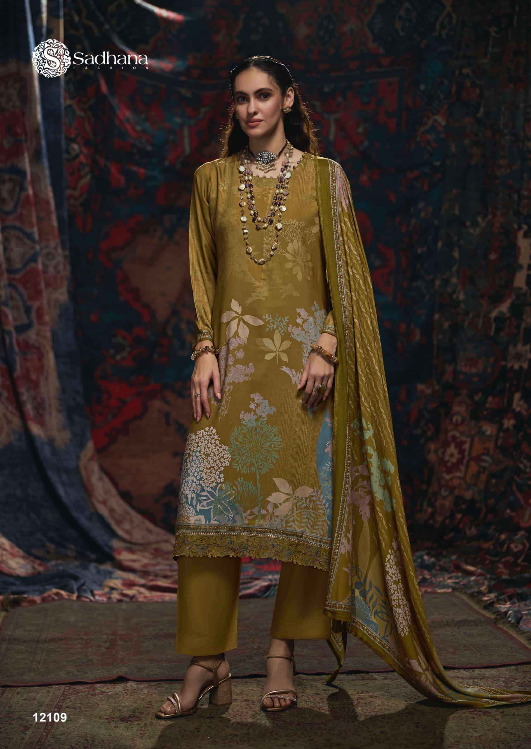 Sadhana Fashion Vivid Pashmina Salwar Suit 6 Pcs Catalog | Wholesale Dealer