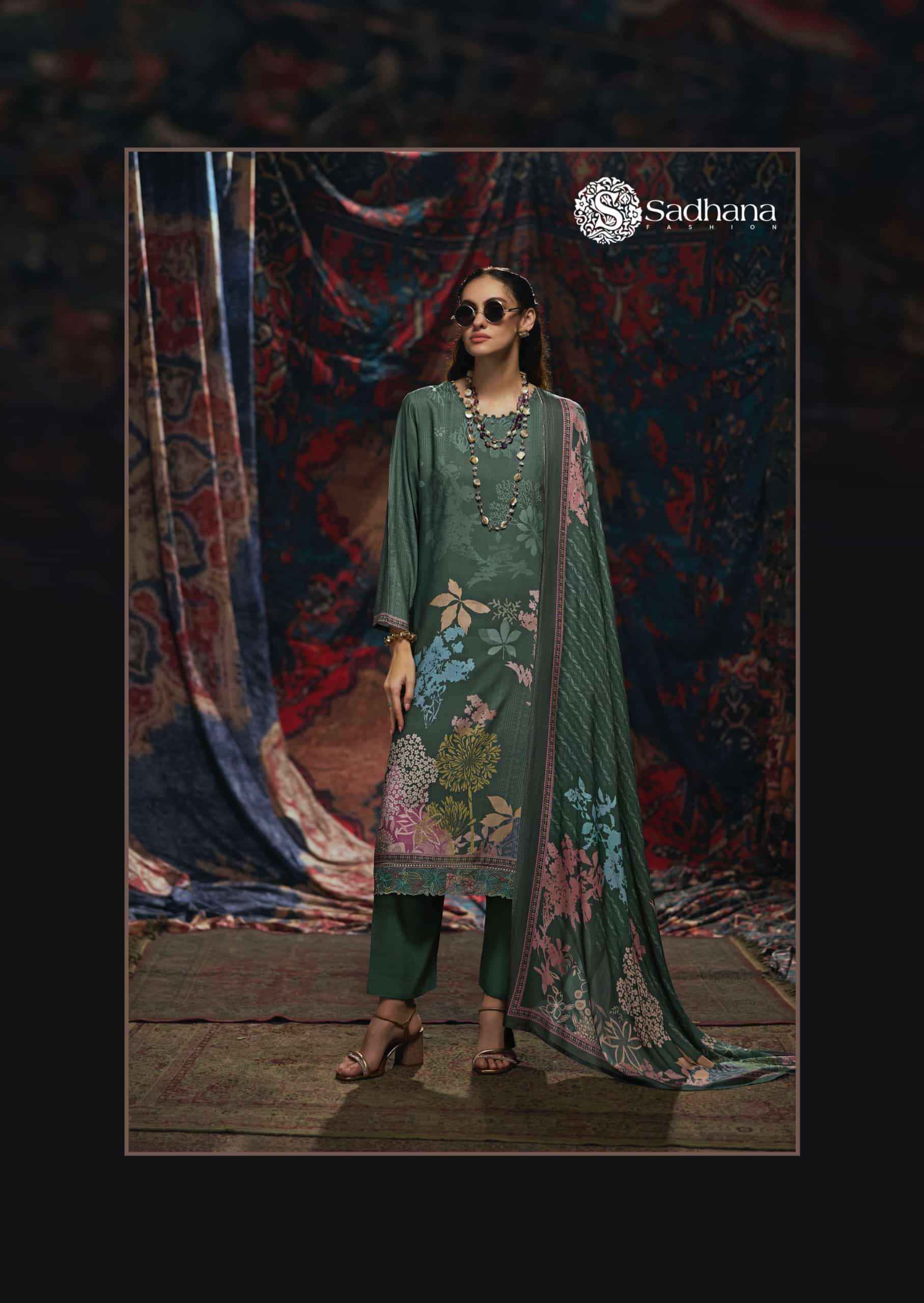 Sadhana Fashion Vivid Pashmina Salwar Suit 6 Pcs Catalog | Wholesale Dealer