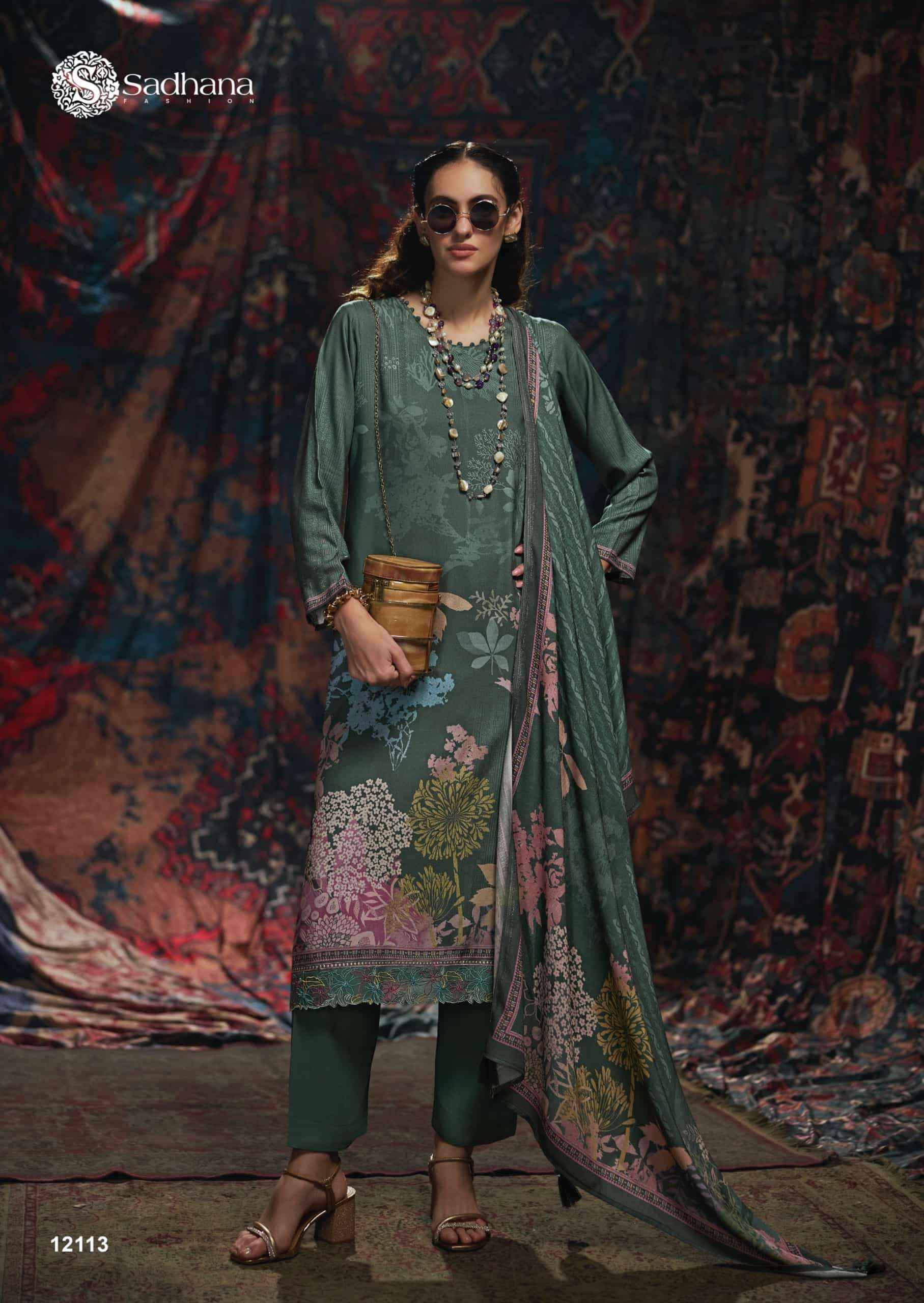 Sadhana Fashion Vivid Pashmina Salwar Suit 6 Pcs Catalog | Wholesale Dealer