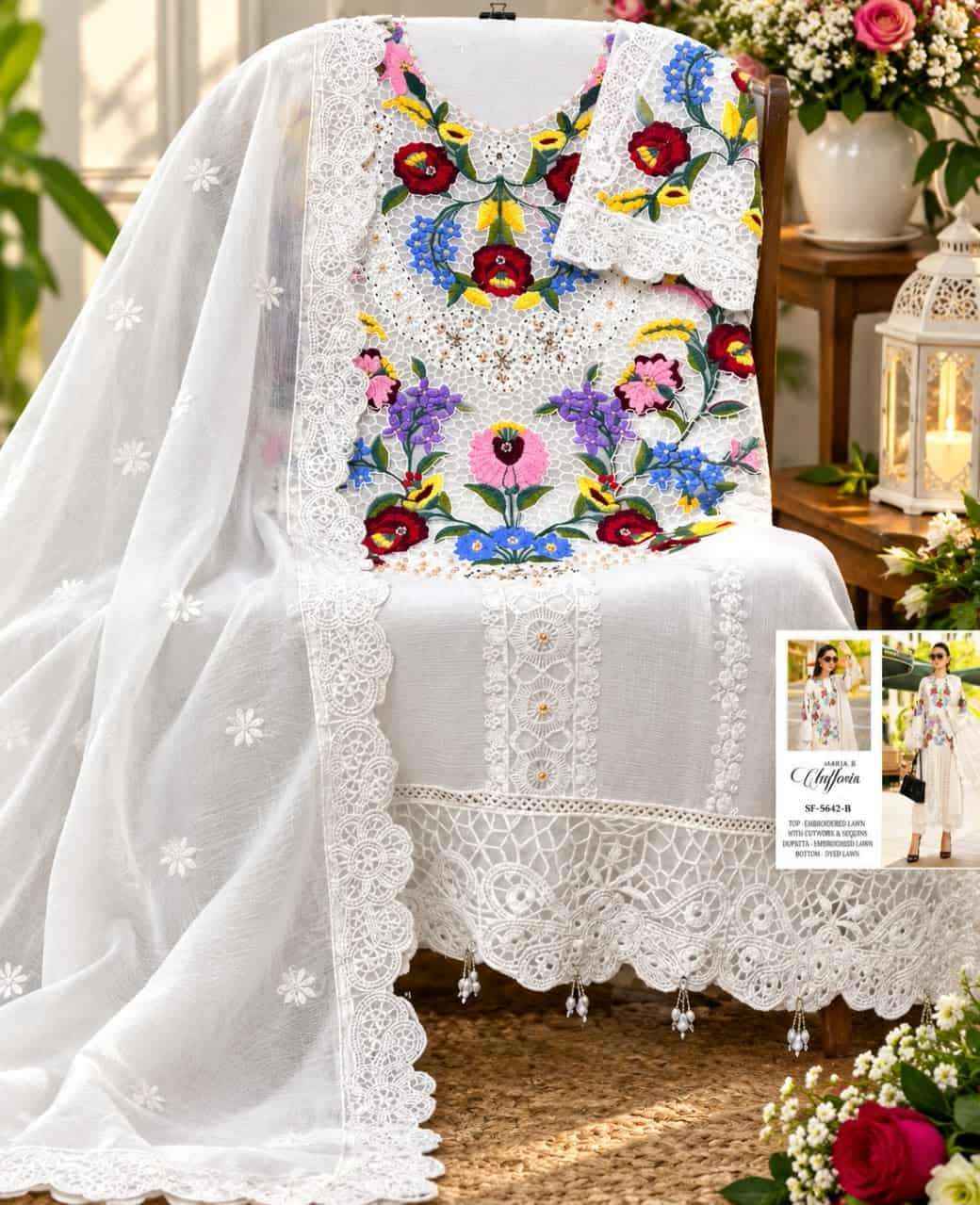 Shree Fabs Sf 5642 Abcd Heavy Chiffon Pakistani Dress 2 Pcs Catalog 