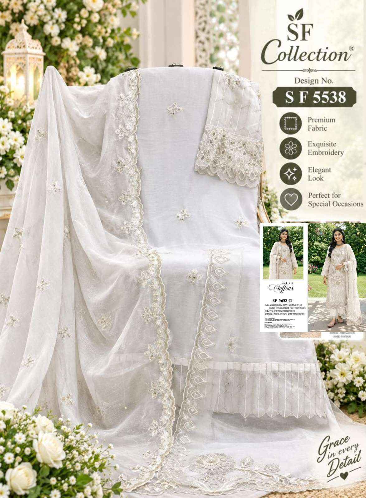 Shree Fabs Sf 5653 Abcd Party Wear Style Pakistani Dress Material 4 Pcs Catalog 