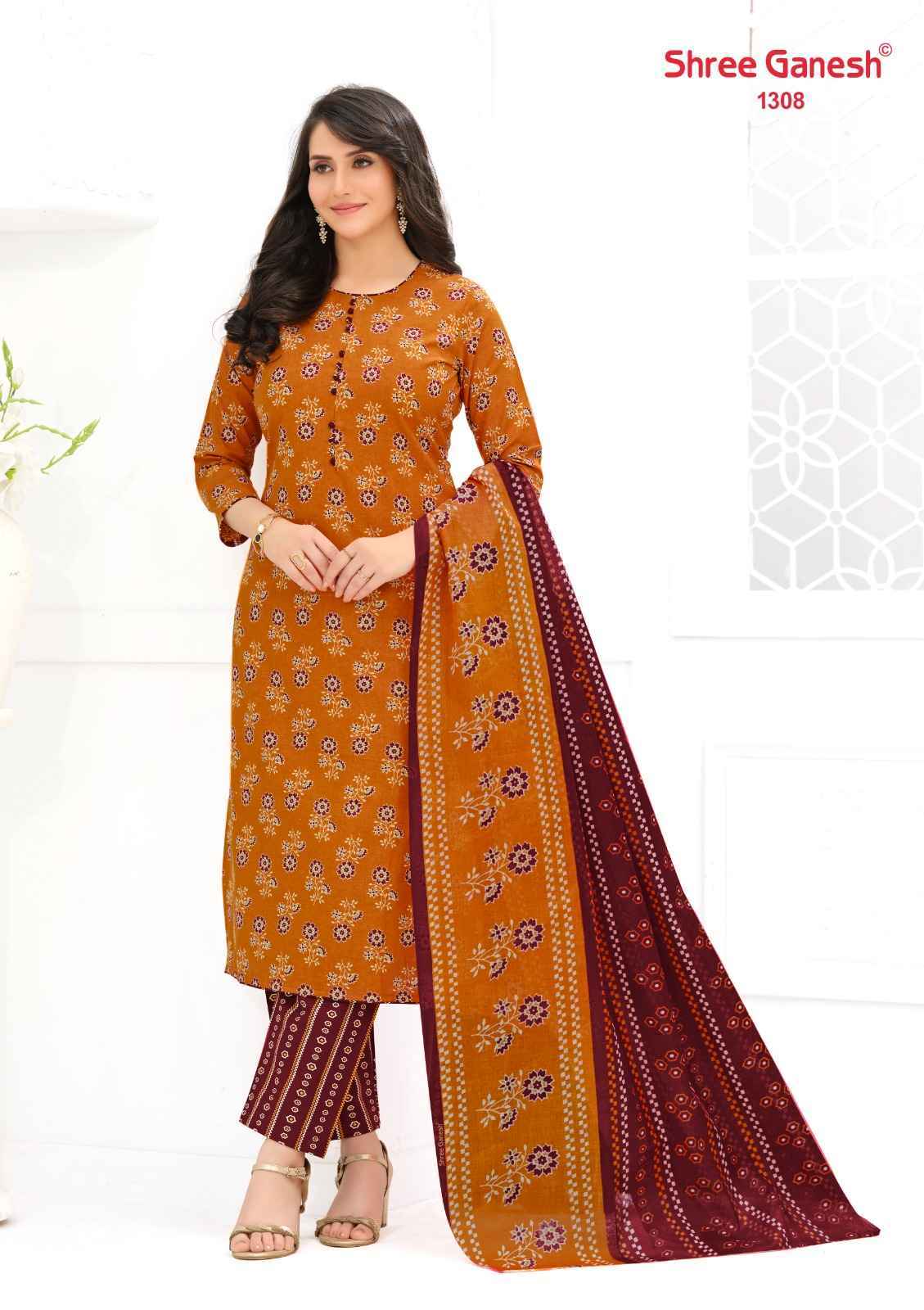 Shree Ganesh Ajrak Vol 3 Readymade Cotton Dress 12 pcs Catalog | Surat Wholesale Bazaar