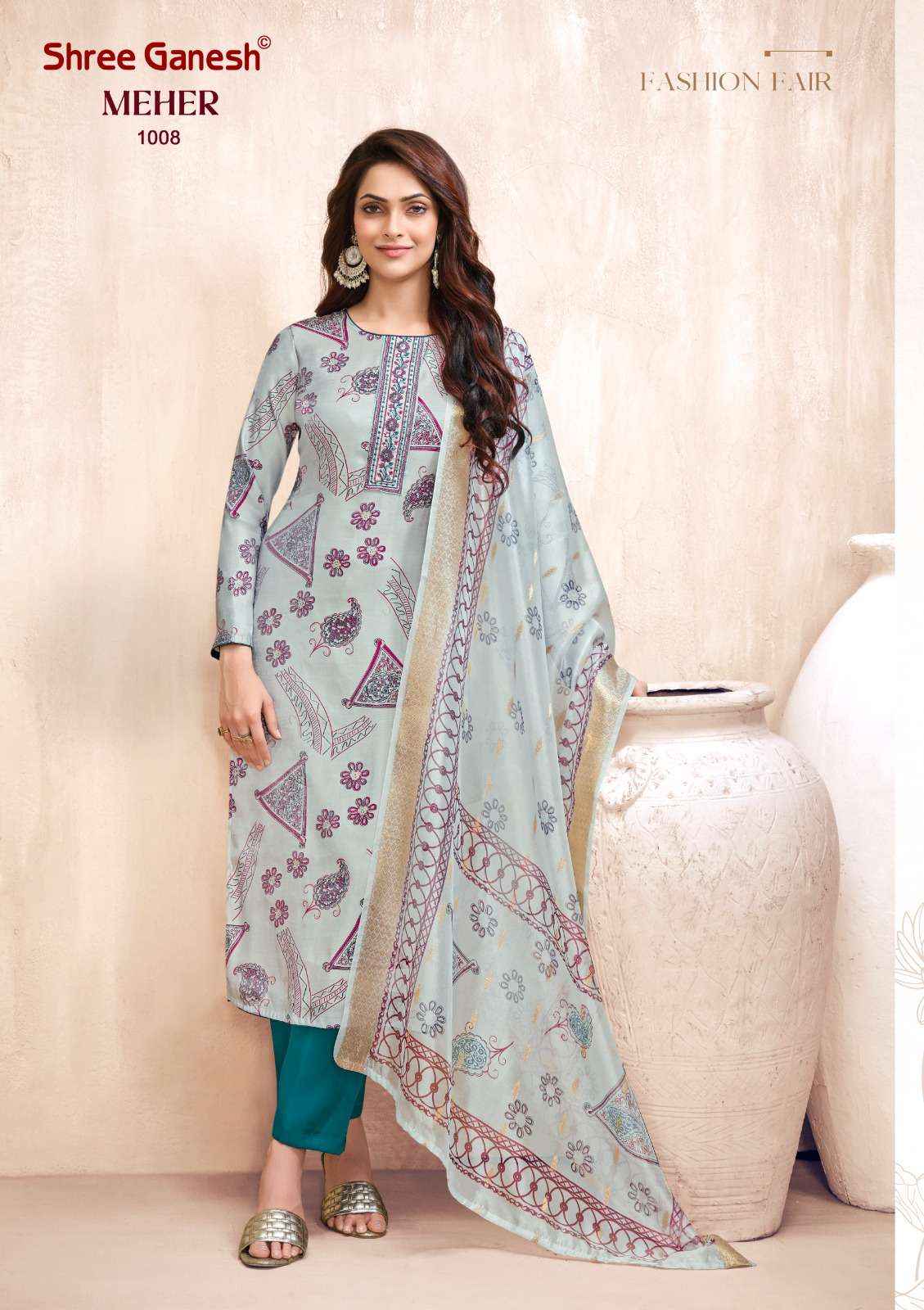 Shree Ganesh Meher Vol 1 Readymade Suits New Catalog 10 Pcs Catalog
