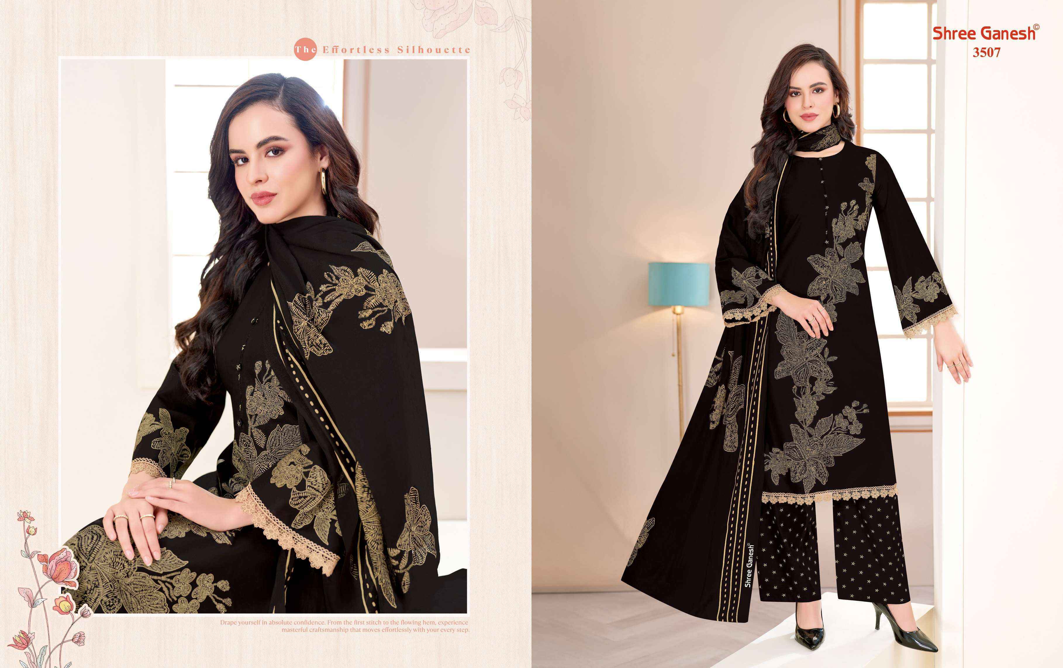 Shree Ganesh Samaiyra Vol 25 Cotton Dress Material 18 pcs catalog