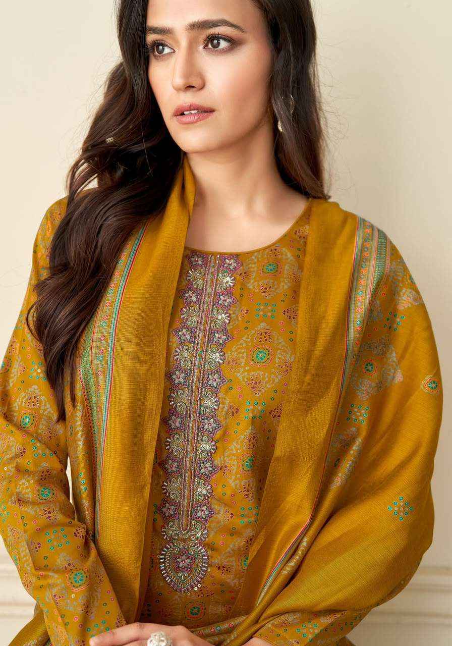 Suryajyoti Kalika Vol 1 Bandhani Dress Material 6 Pcs Catalog